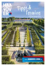 Hannover Marketing & Tourismus Tipps & Termine Fr&uuml;hjahr/Sommer 2025 - bis 15.05.2025