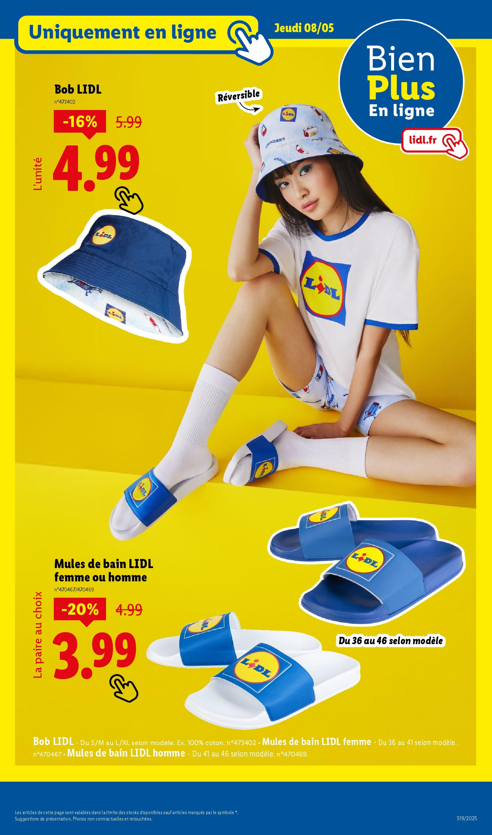 Catalogue LIDL du 07/05/2025 | Promo prospectus en ligne | Page: 49 | Produits: Bob Catalogue LIDL du 07/05/2025 | Promo prospectus en ligne | Page: 49 | Produits: Bob