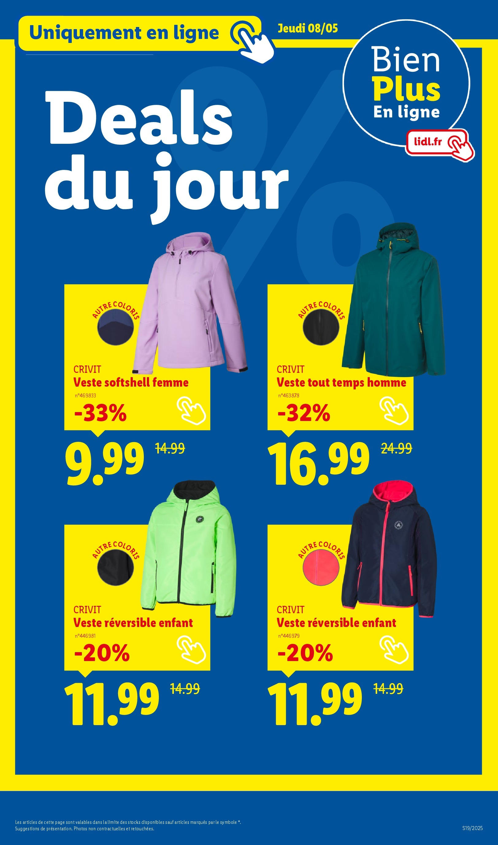 Catalogue LIDL du 07/05/2025 | Promo prospectus en ligne | Page: 51 | Produits: Veste Catalogue LIDL du 07/05/2025 | Promo prospectus en ligne | Page: 51 | Produits: Veste