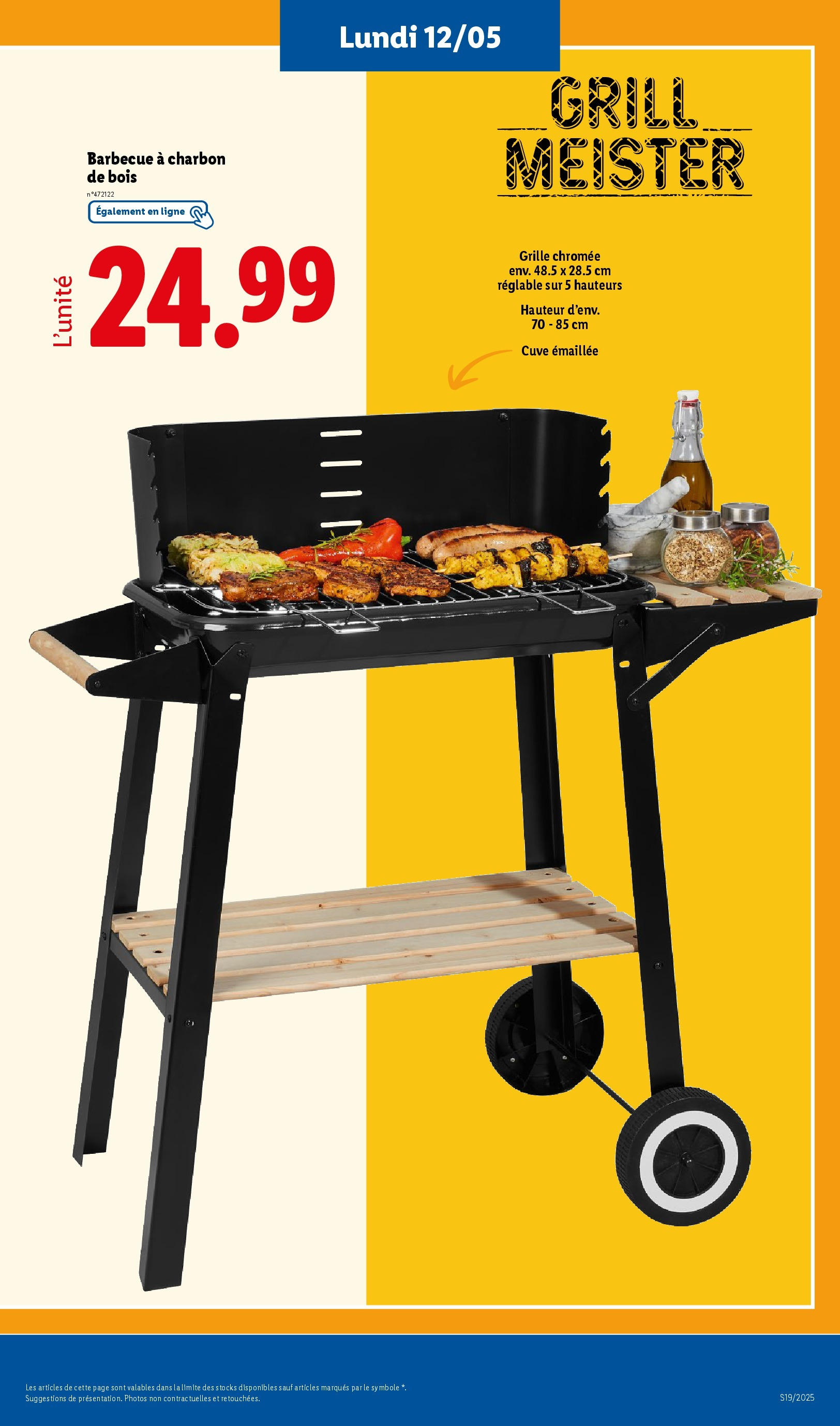 Catalogue LIDL du 07/05/2025 | Promo prospectus en ligne | Page: 55 | Produits: Charbon De Bois, Barbecue, Grill Catalogue LIDL du 07/05/2025 | Promo prospectus en ligne | Page: 55 | Produits: Charbon De Bois, Barbecue, Grill