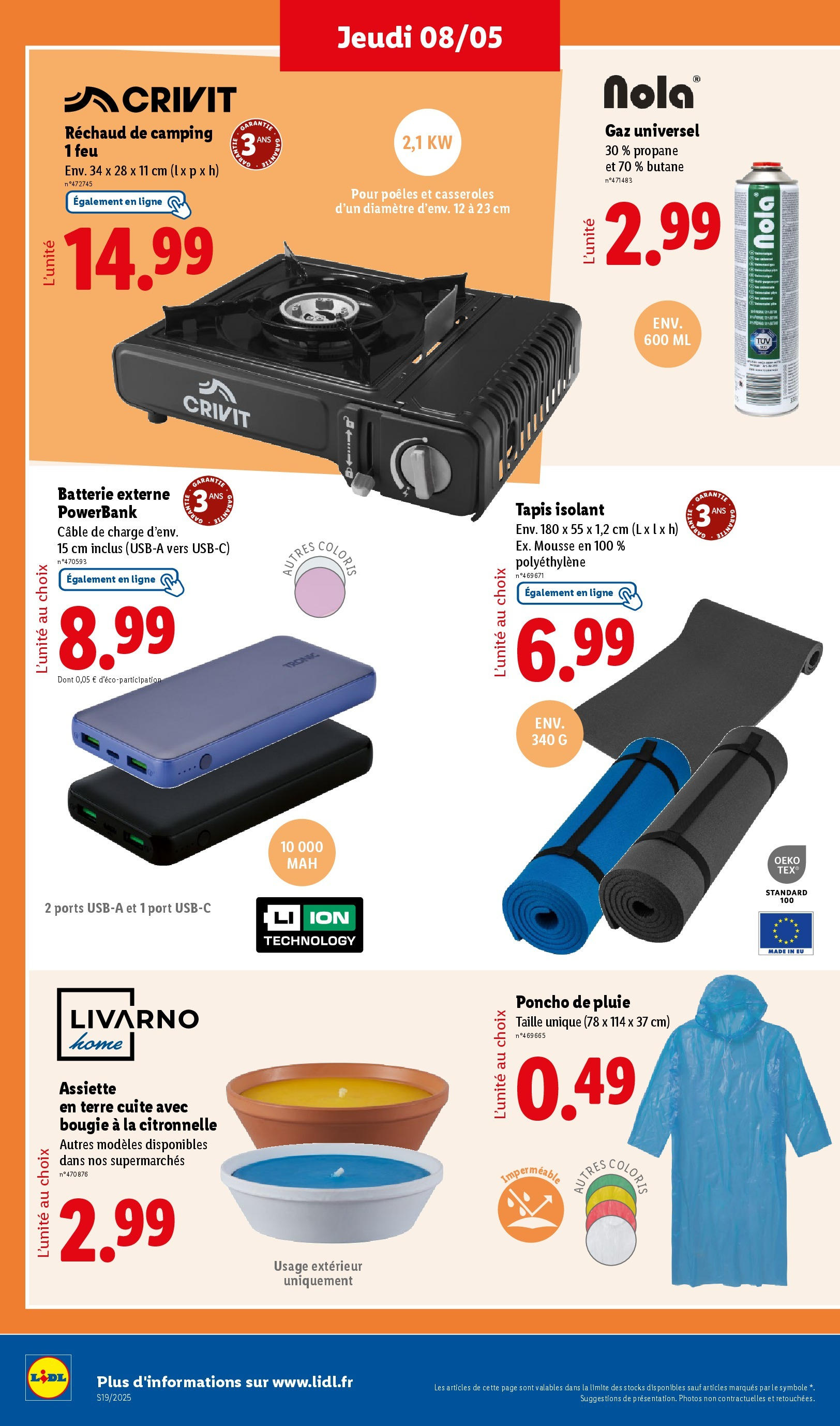 Catalogue LIDL du 07/05/2025 | Promo prospectus en ligne | Page: 40 | Produits: Casseroles, Mousse, Citronnelle, Batterie Catalogue LIDL du 07/05/2025 | Promo prospectus en ligne | Page: 40 | Produits: Casseroles, Mousse, Citronnelle, Batterie