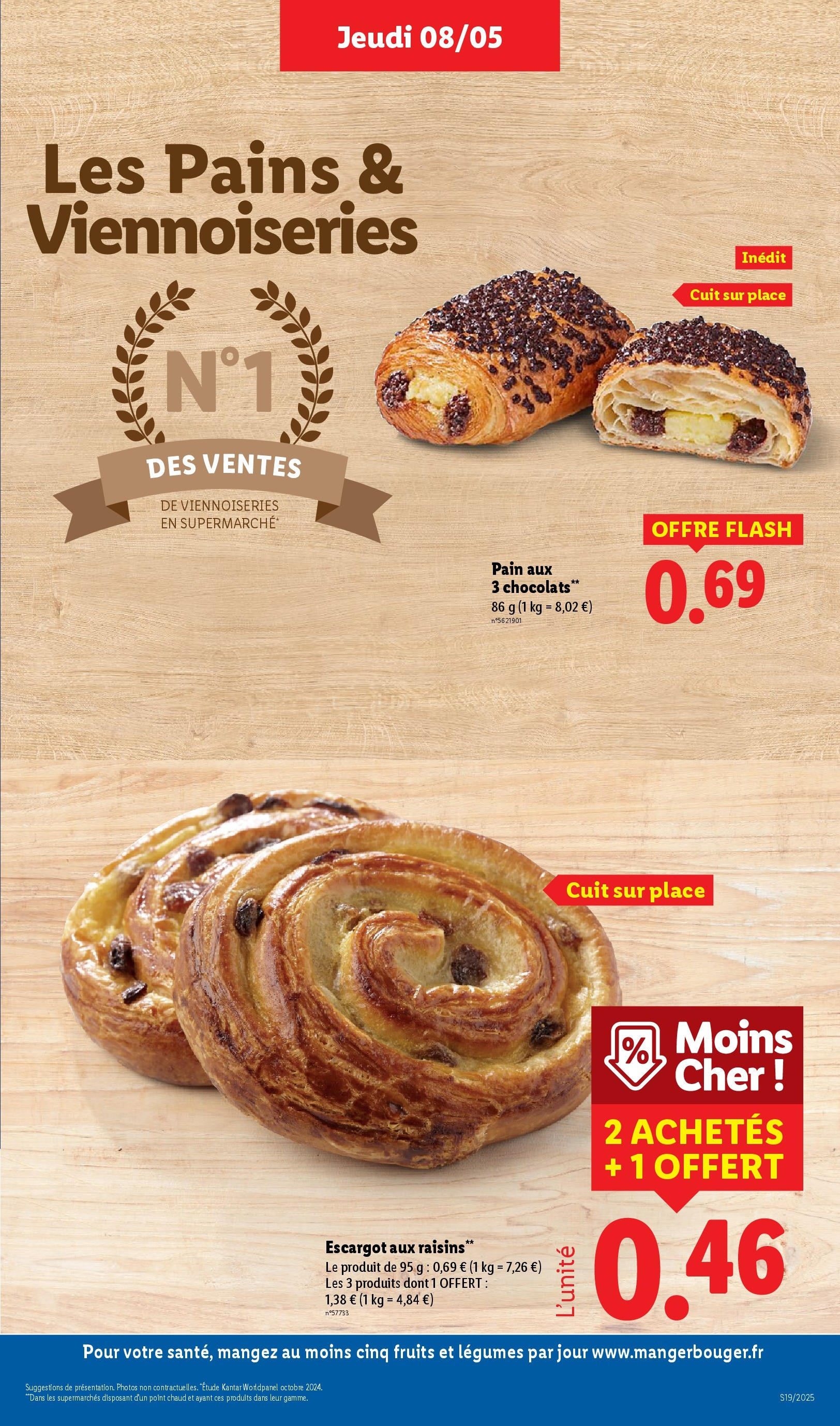 Catalogue LIDL du 07/05/2025 | Promo prospectus en ligne | Page: 9 | Produits: Viennoiseries, Pain Catalogue LIDL du 07/05/2025 | Promo prospectus en ligne | Page: 9 | Produits: Viennoiseries, Pain