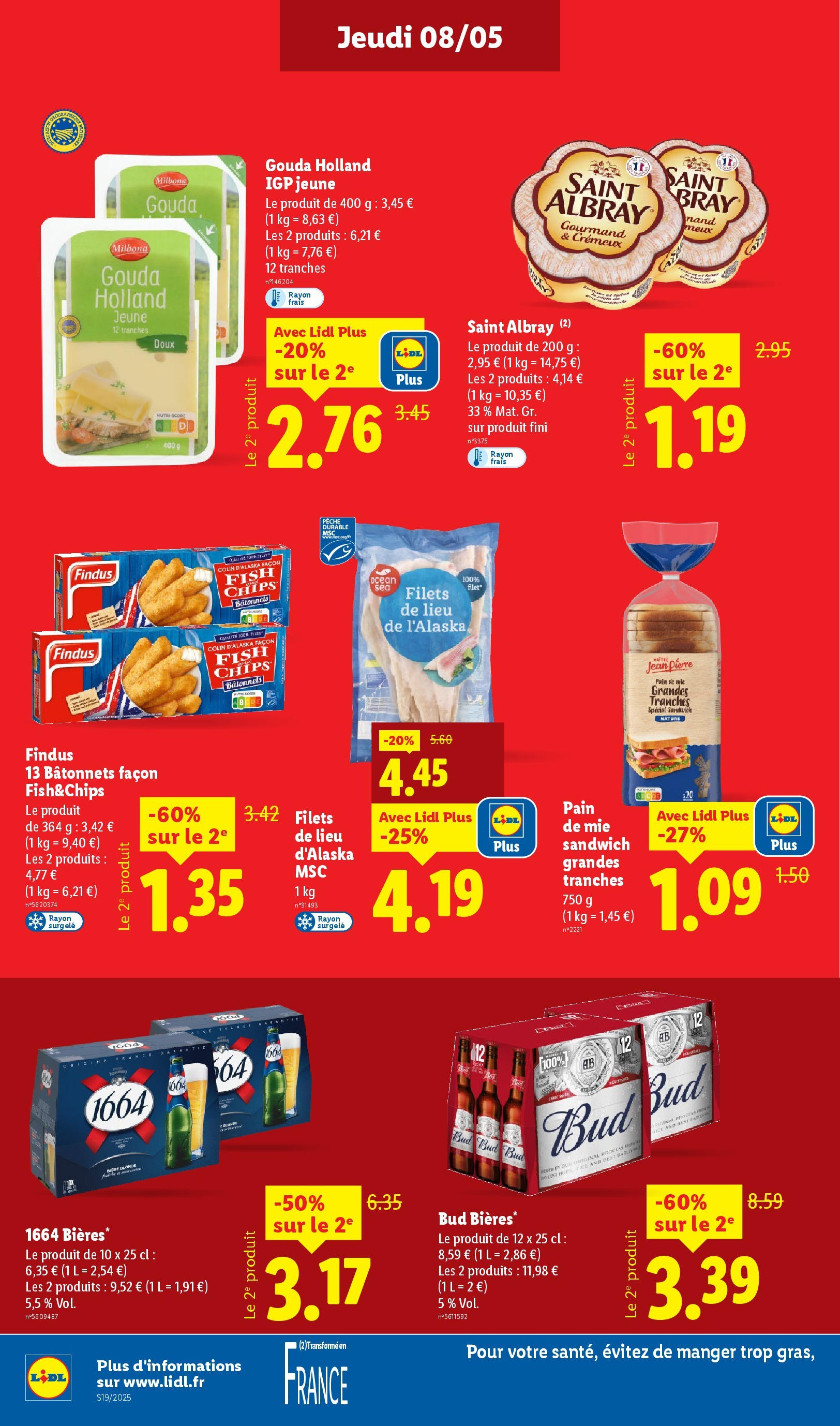 Catalogue LIDL du 07/05/2025 | Promo prospectus en ligne | Page: 12 | Produits: Pêche, Pain de mie, Chips, Gouda Catalogue LIDL du 07/05/2025 | Promo prospectus en ligne | Page: 12 | Produits: Pêche, Pain de mie, Chips, Gouda