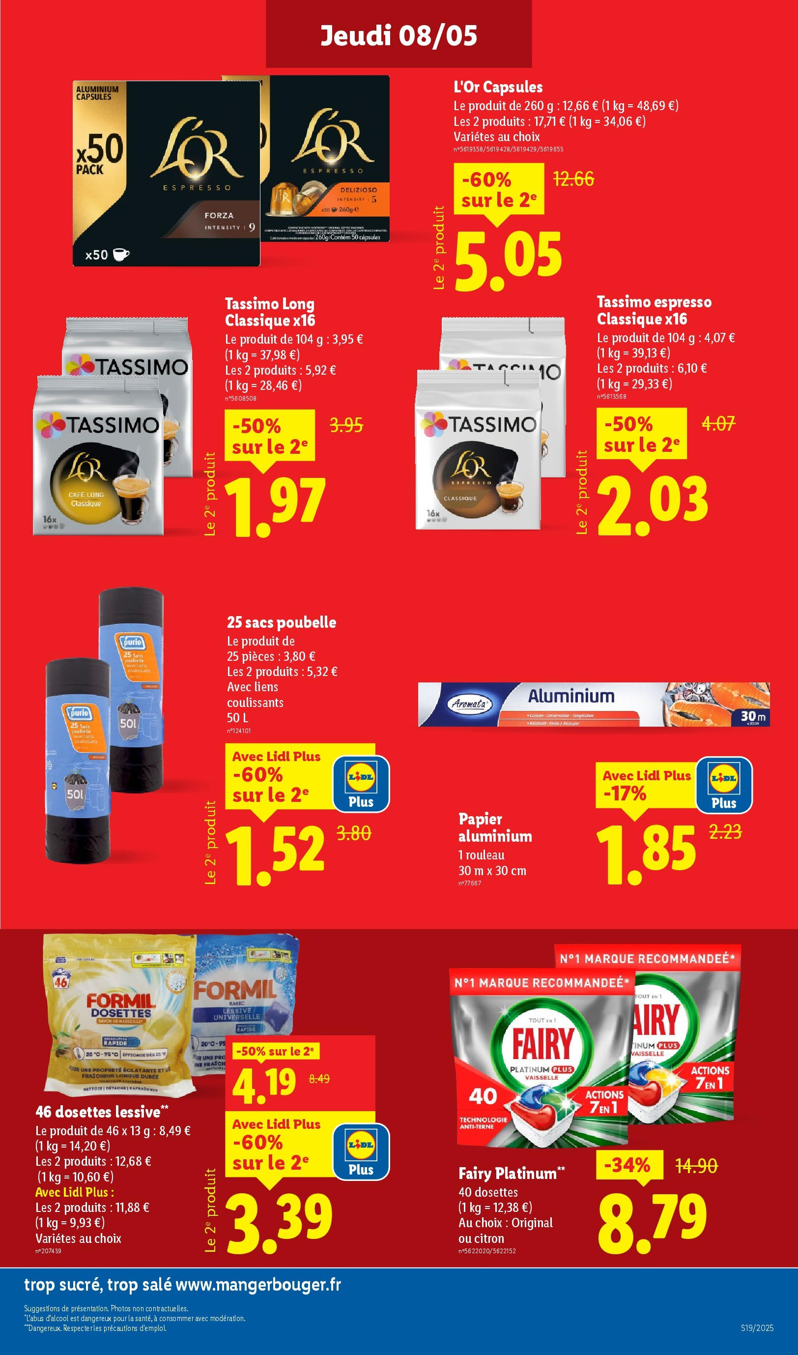 Catalogue LIDL du 07/05/2025 | Promo prospectus en ligne | Page: 13 | Produits: Citron, Rouleau, Lessive, Lessive formil Catalogue LIDL du 07/05/2025 | Promo prospectus en ligne | Page: 13 | Produits: Citron, Rouleau, Lessive, Lessive formil