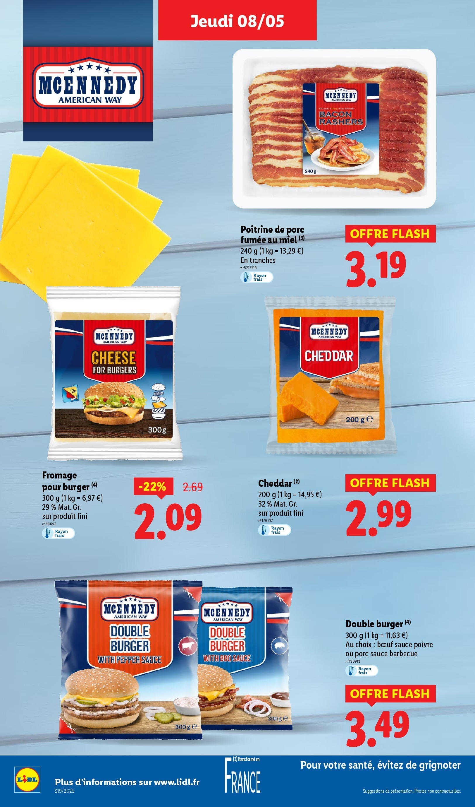 Catalogue LIDL du 07/05/2025 | Promo prospectus en ligne | Page: 24 | Produits: Barbecue, Poivre, Porc, Cheddar Catalogue LIDL du 07/05/2025 | Promo prospectus en ligne | Page: 24 | Produits: Barbecue, Poivre, Porc, Cheddar