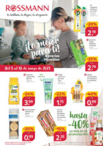Rossmann Lo mejor para ti a precios increíbles - hasta el 18.05.2025