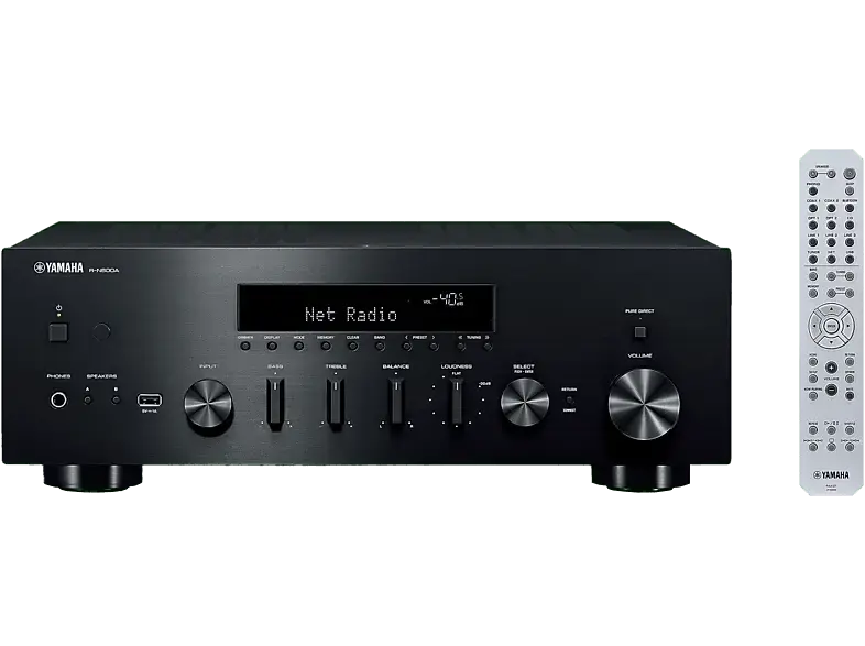 Yamaha R-N600A Stereo Netzwerk Receiver, Schwarz