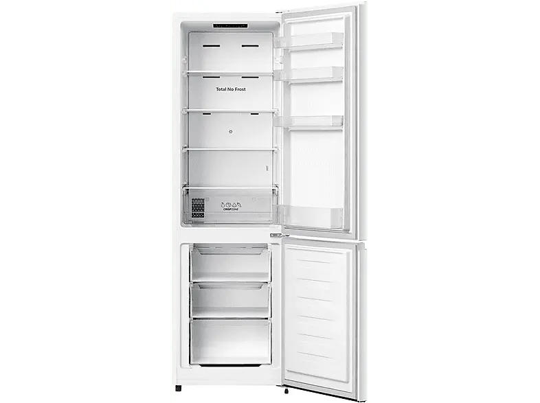 Gorenje NRK418EEW4 Kühl- und Gefrierkombination (E, 255 l, 1797 mm hoch, freistehend, No Frost (verminderte Eisbildung), Weiß)