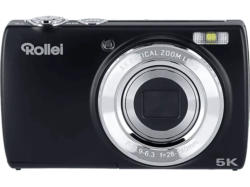 Rollei Powerflex Compact Digitalkamera Schwarz, 5 fach opt. Zoom, LCD (IPS)