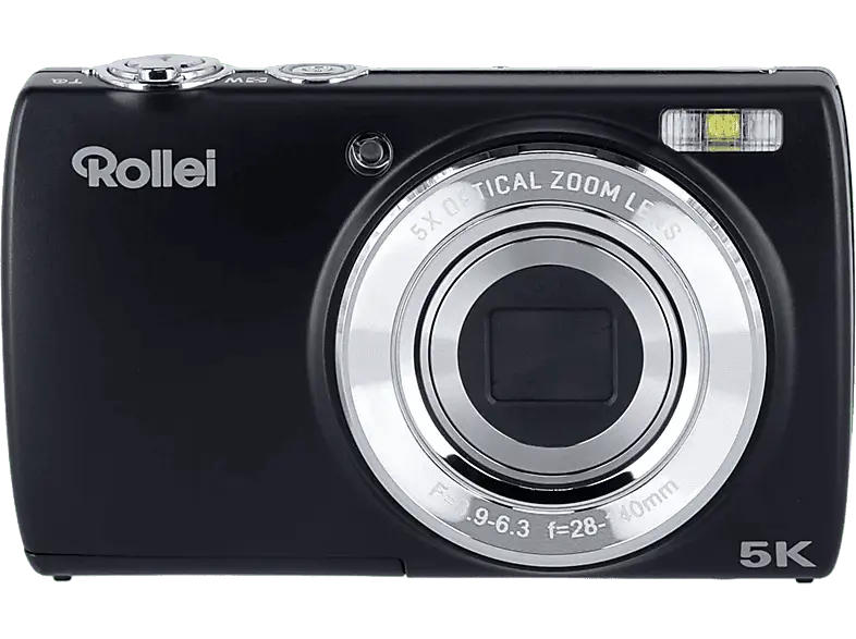 Rollei Powerflex Compact Digitalkamera Schwarz, 5 fach opt. Zoom, LCD (IPS)