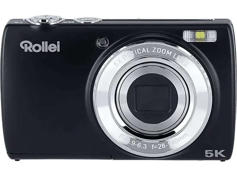 Rollei Powerflex Compact Digitalkamera Schwarz, 5 fach opt. Zoom, LCD (IPS)