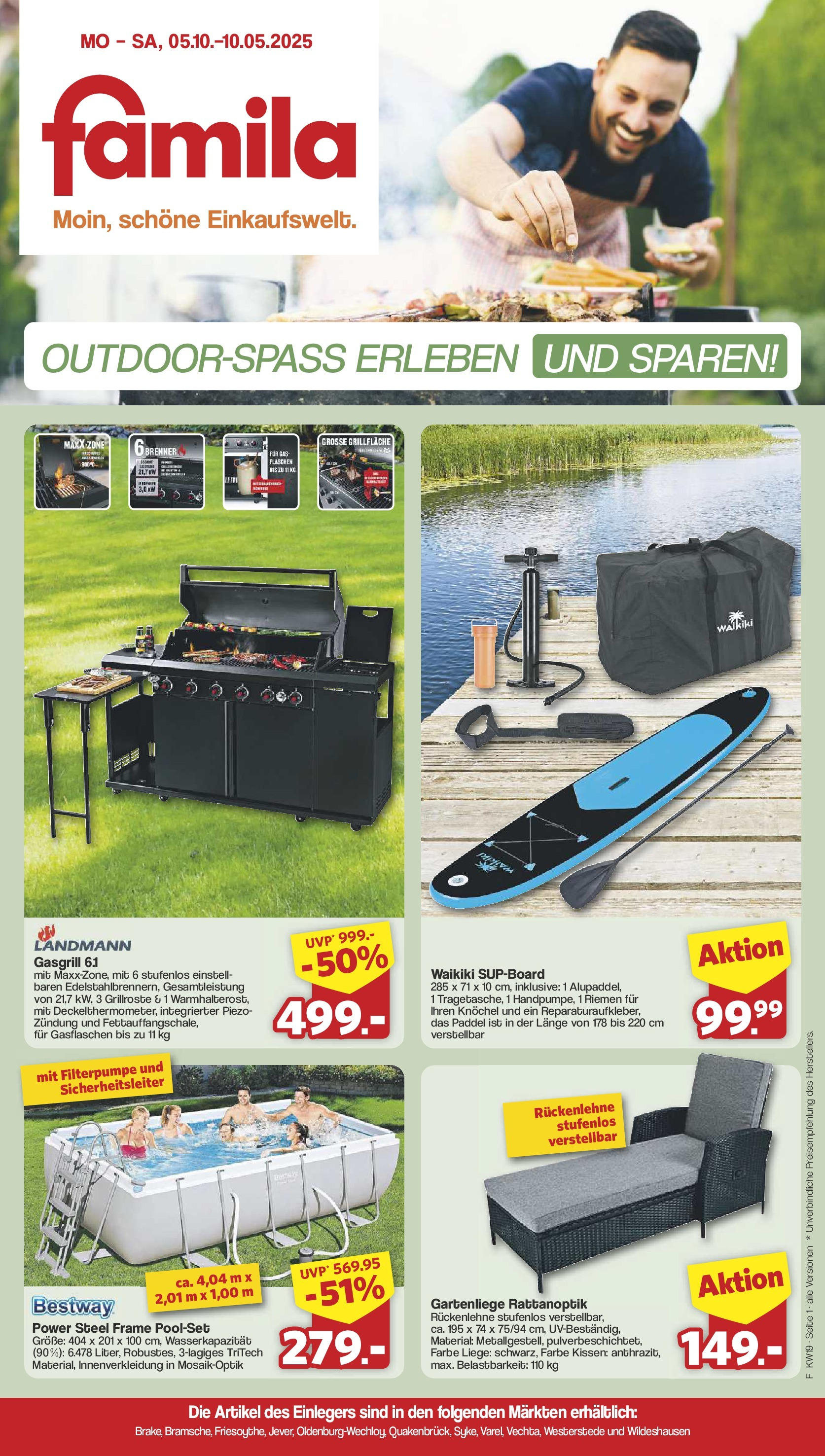Famila Nordwest Famila: Einleger (vom 05.05.2025 - 10.05.2025) Vorschau von dem Prospekt des Geschäftes Famila Nordwest, gültig ab dem 05.05.2025