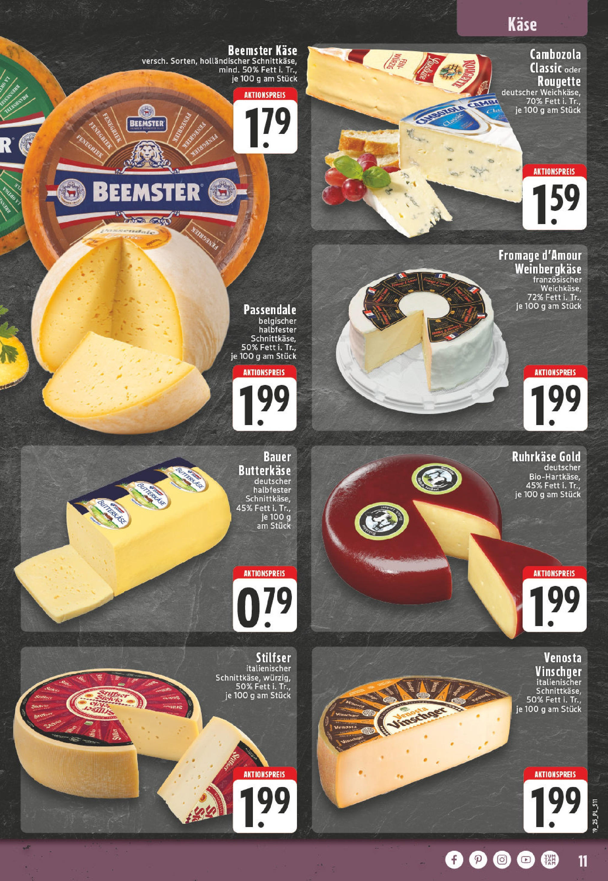 Edeka - EDEKA: Wochenangebote (ab 05.05.2025) » Angebote Online | Seite: 11 | Produkte: Käse Edeka - EDEKA: Wochenangebote (ab 05.05.2025) » Angebote Online | Seite: 11 | Produkte: Käse