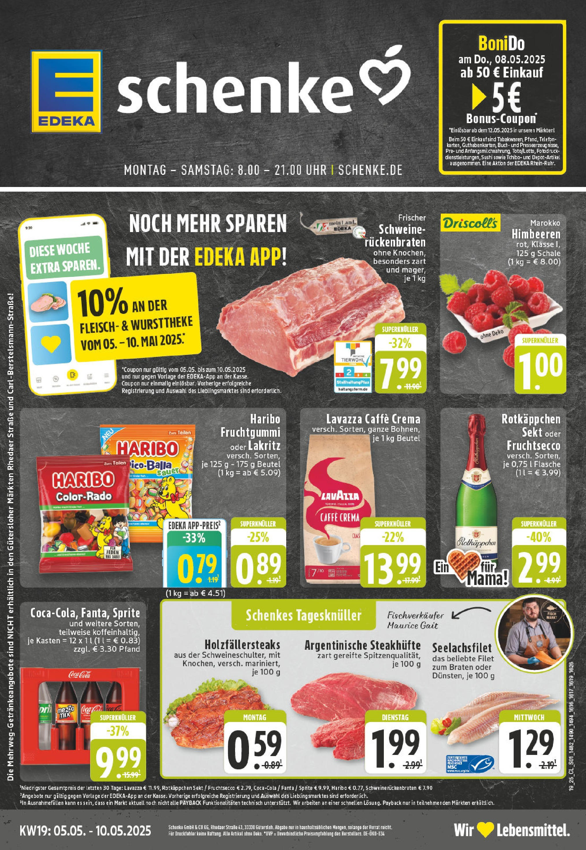 EDEKA Prospekt ab 04.05.2025 - EDEKA: Wochenangebote Online Vorschau von dem Prospekt des Geschäftes Edeka, gültig ab dem 04.05.2025
