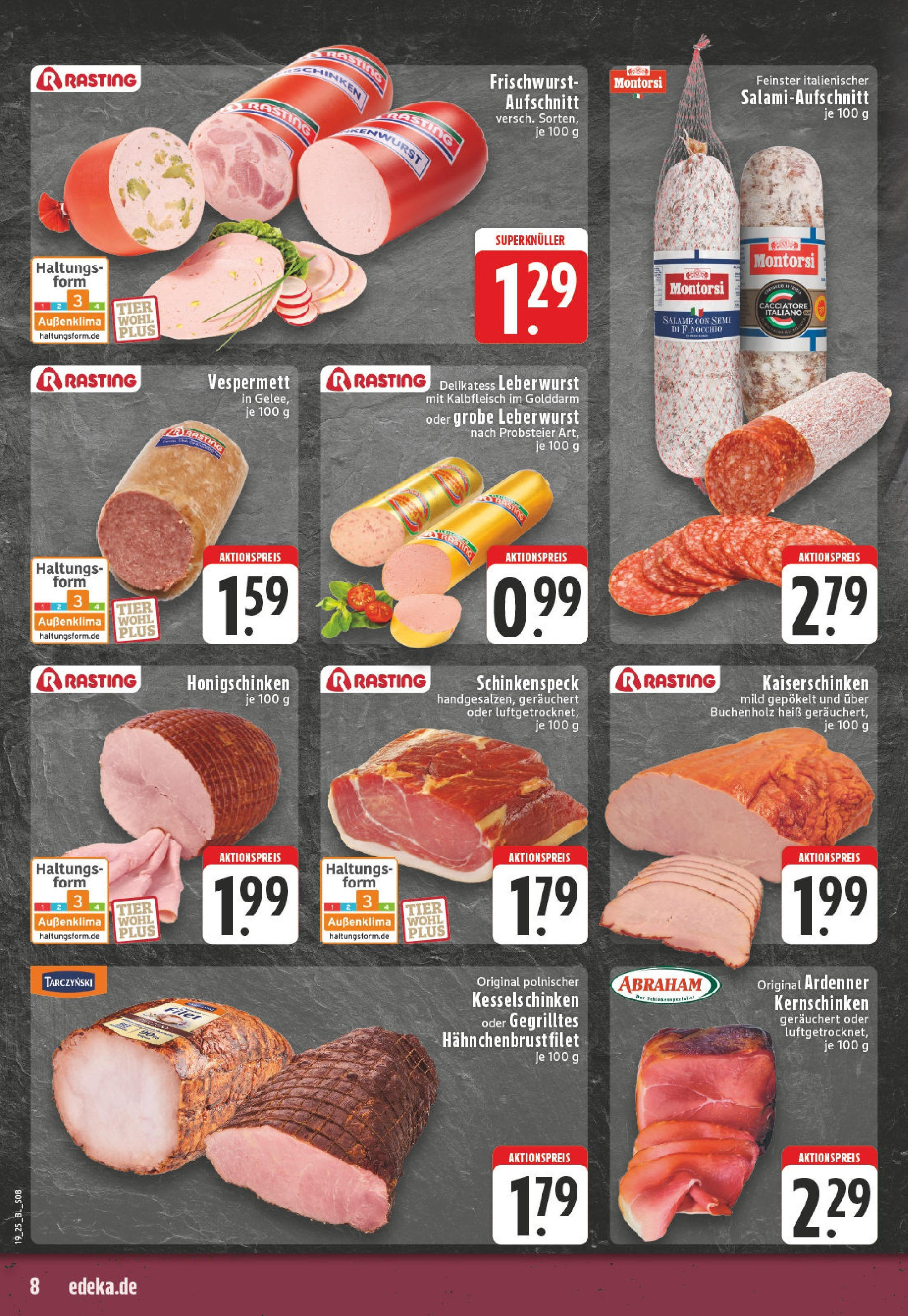 Edeka - EDEKA: Wochenangebote (ab 04.05.2025) » Angebote Online | Seite: 8 | Produkte: Schinken Edeka - EDEKA: Wochenangebote (ab 04.05.2025) » Angebote Online | Seite: 8 | Produkte: Schinken