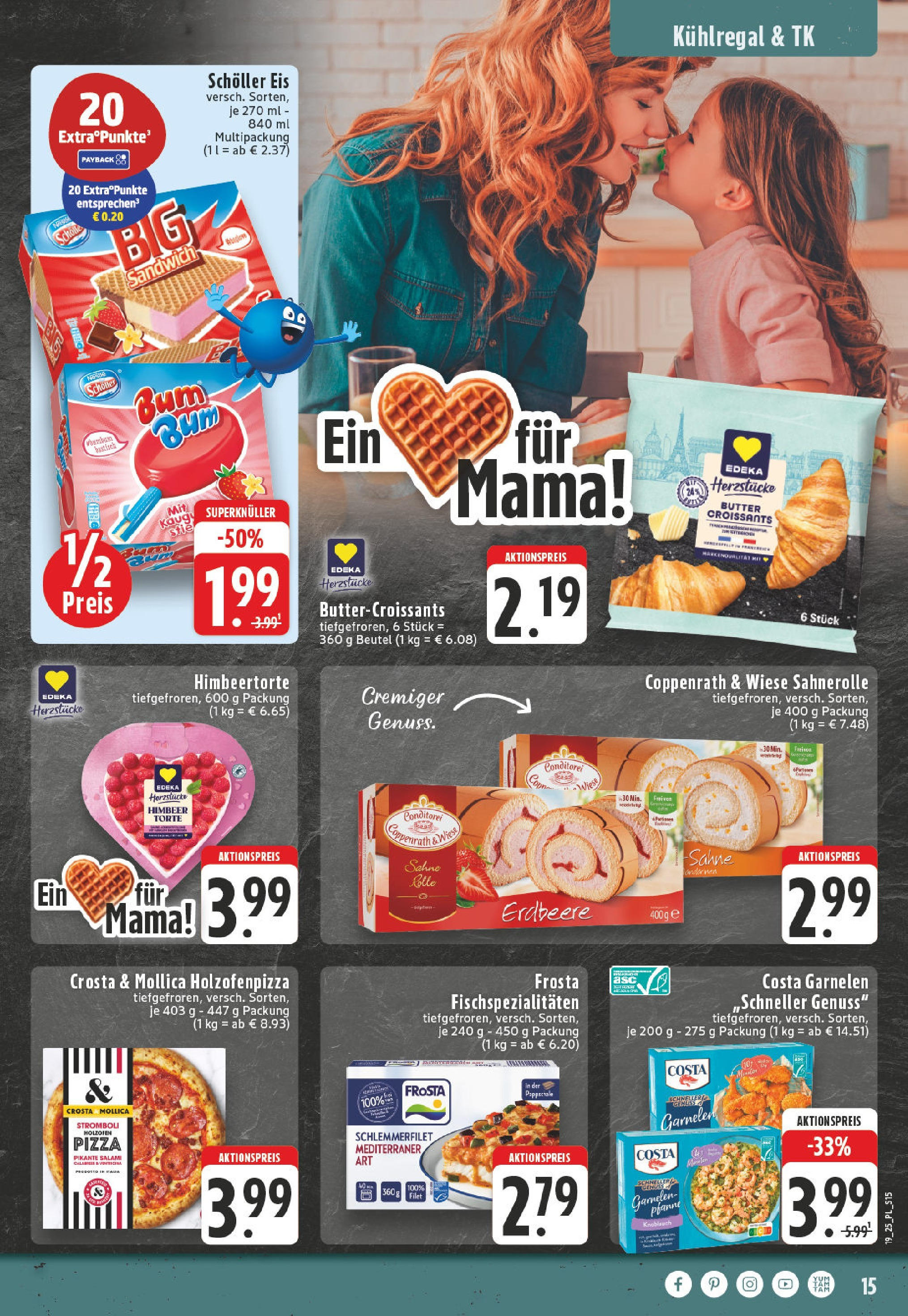 Edeka - EDEKA: Wochenangebote (ab 05.05.2025) » Angebote Online | Seite: 15 | Produkte: Garnelen, Croissant, Knoblauch, Pizza Edeka - EDEKA: Wochenangebote (ab 05.05.2025) » Angebote Online | Seite: 15 | Produkte: Garnelen, Croissant, Knoblauch, Pizza
