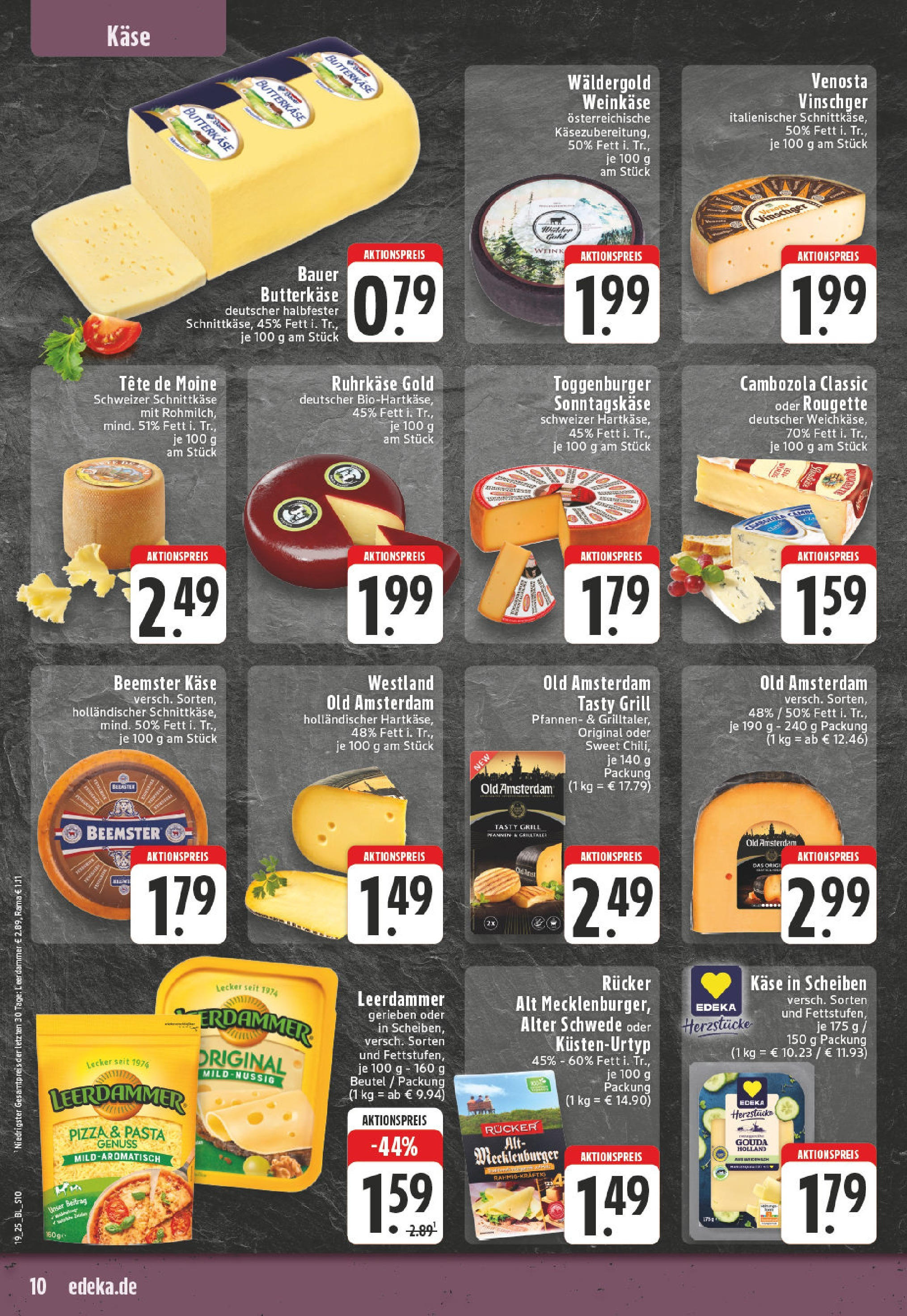 Edeka - EDEKA: Wochenangebote (ab 04.05.2025) » Angebote Online | Seite: 10 | Produkte: Rama, Gouda, Leerdammer, Pizza Edeka - EDEKA: Wochenangebote (ab 04.05.2025) » Angebote Online | Seite: 10 | Produkte: Rama, Gouda, Leerdammer, Pizza