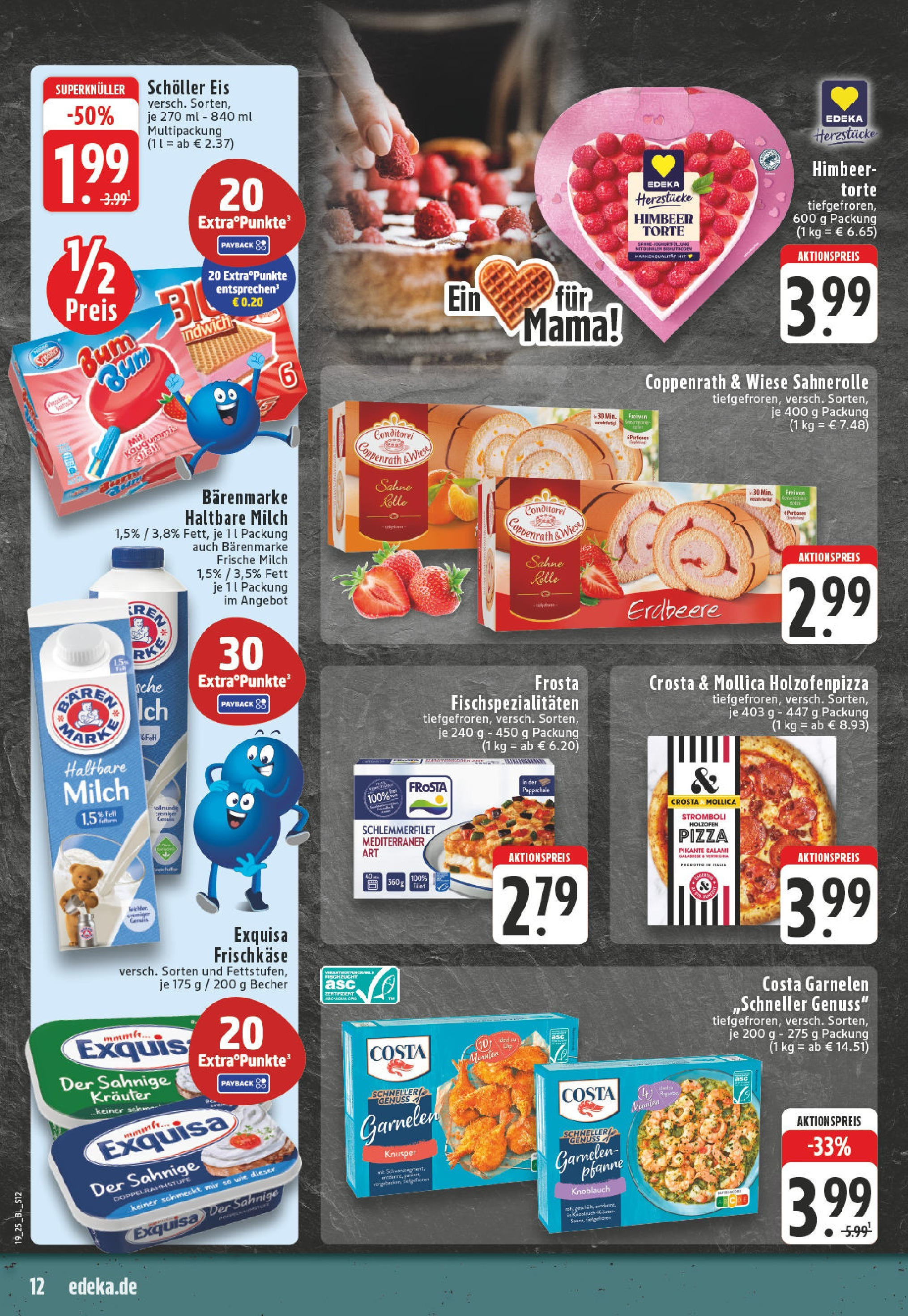 Edeka - EDEKA: Wochenangebote (ab 04.05.2025) » Angebote Online | Seite: 12 | Produkte: Milch, Frosta, Salami, Eis Edeka - EDEKA: Wochenangebote (ab 04.05.2025) » Angebote Online | Seite: 12 | Produkte: Milch, Frosta, Salami, Eis