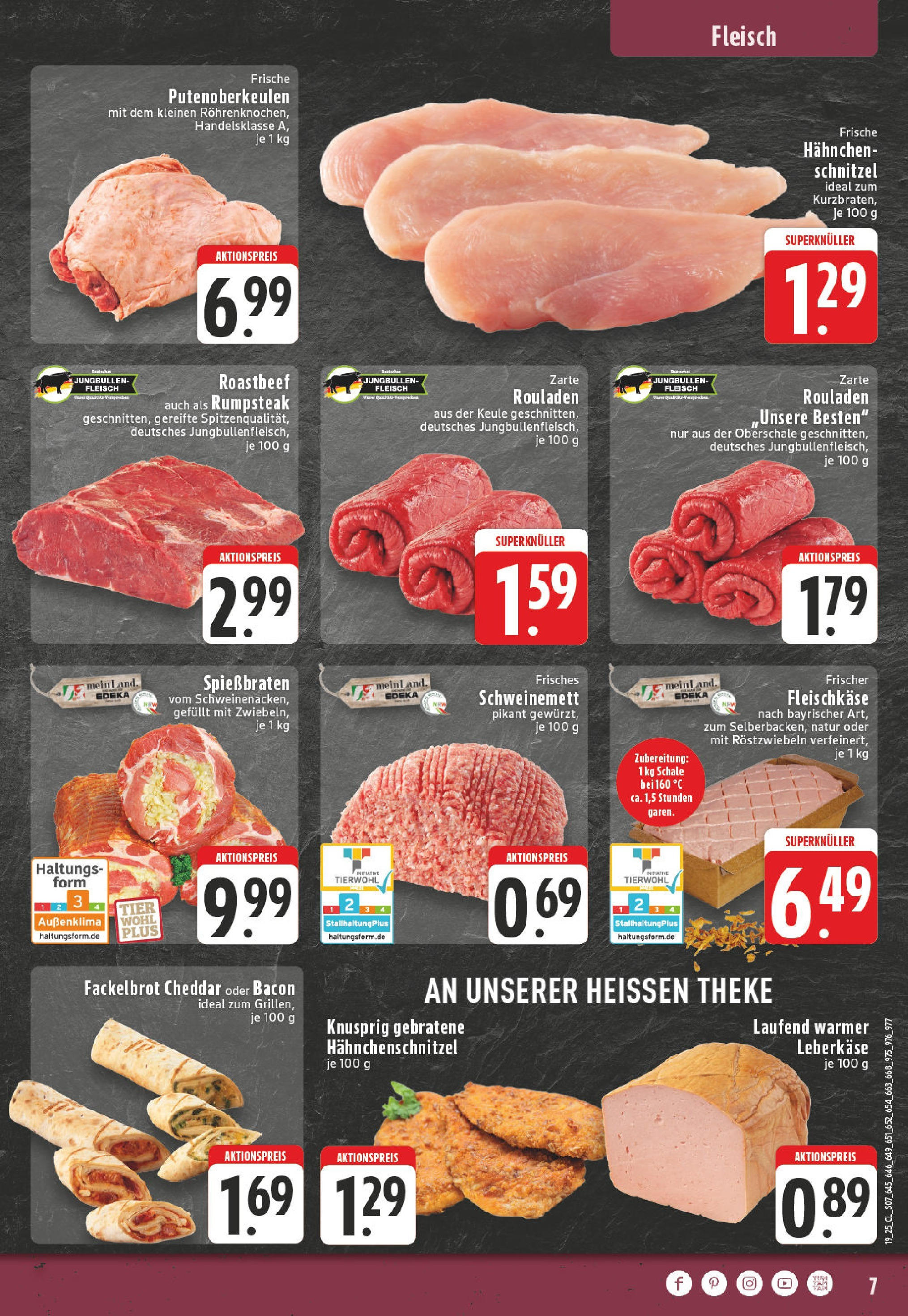Edeka - EDEKA: Wochenangebote (ab 04.05.2025) » Angebote Online | Seite: 7 | Produkte: Hahnchen, Theke, Fleisch, Leberkase Edeka - EDEKA: Wochenangebote (ab 04.05.2025) » Angebote Online | Seite: 7 | Produkte: Hahnchen, Theke, Fleisch, Leberkase