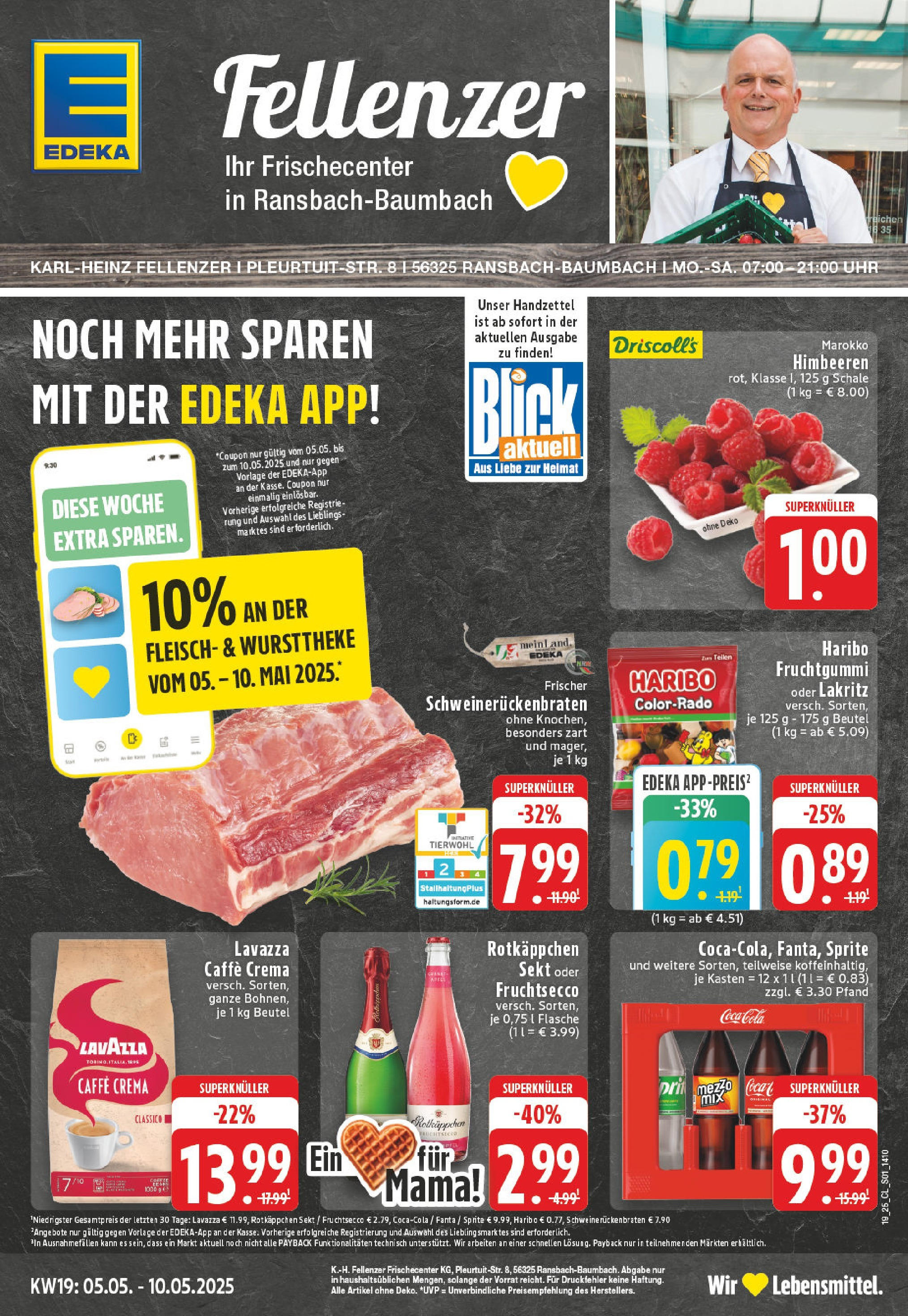 EDEKA Prospekt ab 04.05.2025 - EDEKA: Wochenangebote Online Vorschau von dem Prospekt des Geschäftes Edeka, gültig ab dem 04.05.2025