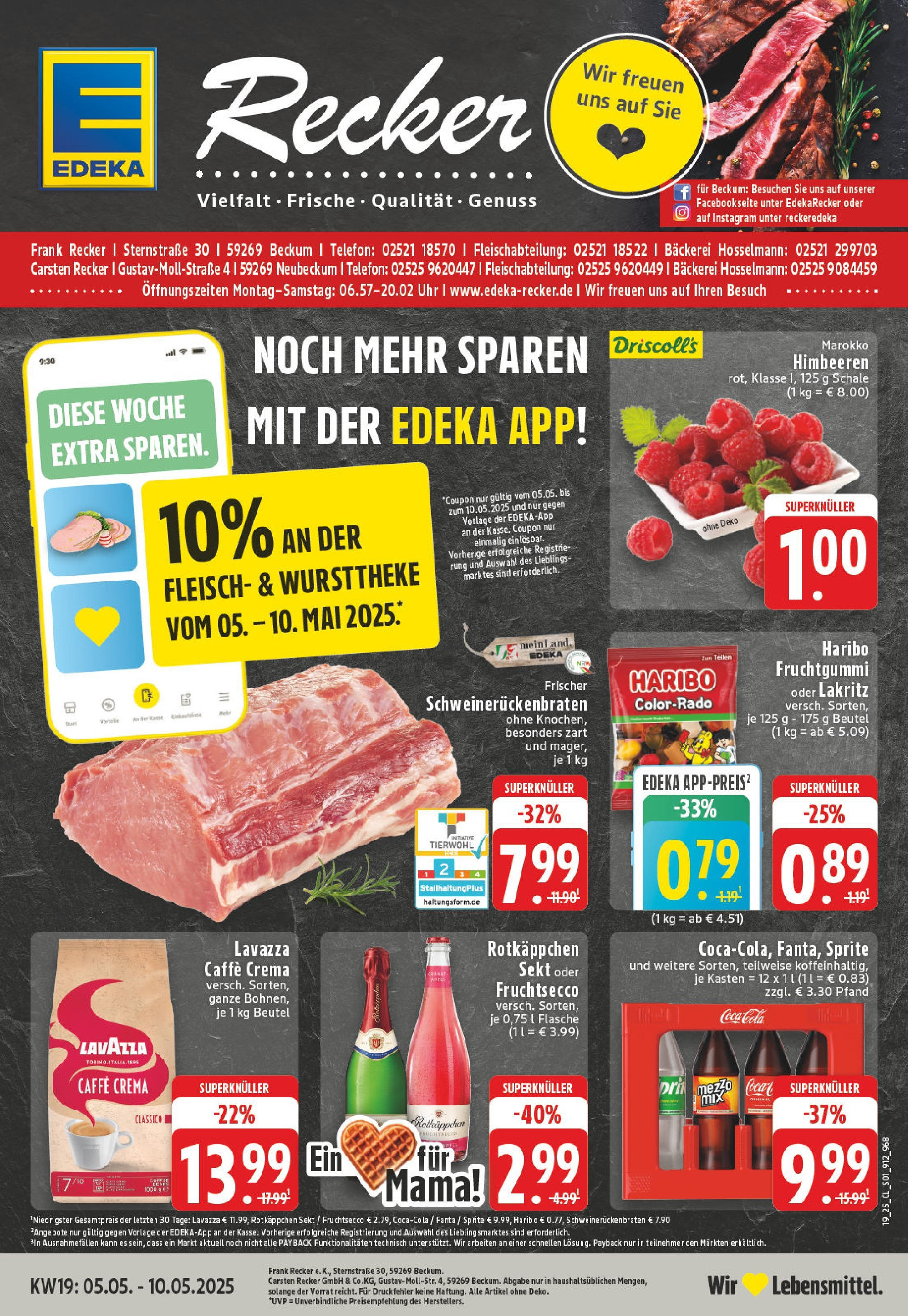 EDEKA Prospekt ab 04.05.2025 - EDEKA: Wochenangebote Online Vorschau von dem Prospekt des Geschäftes Edeka, gültig ab dem 04.05.2025