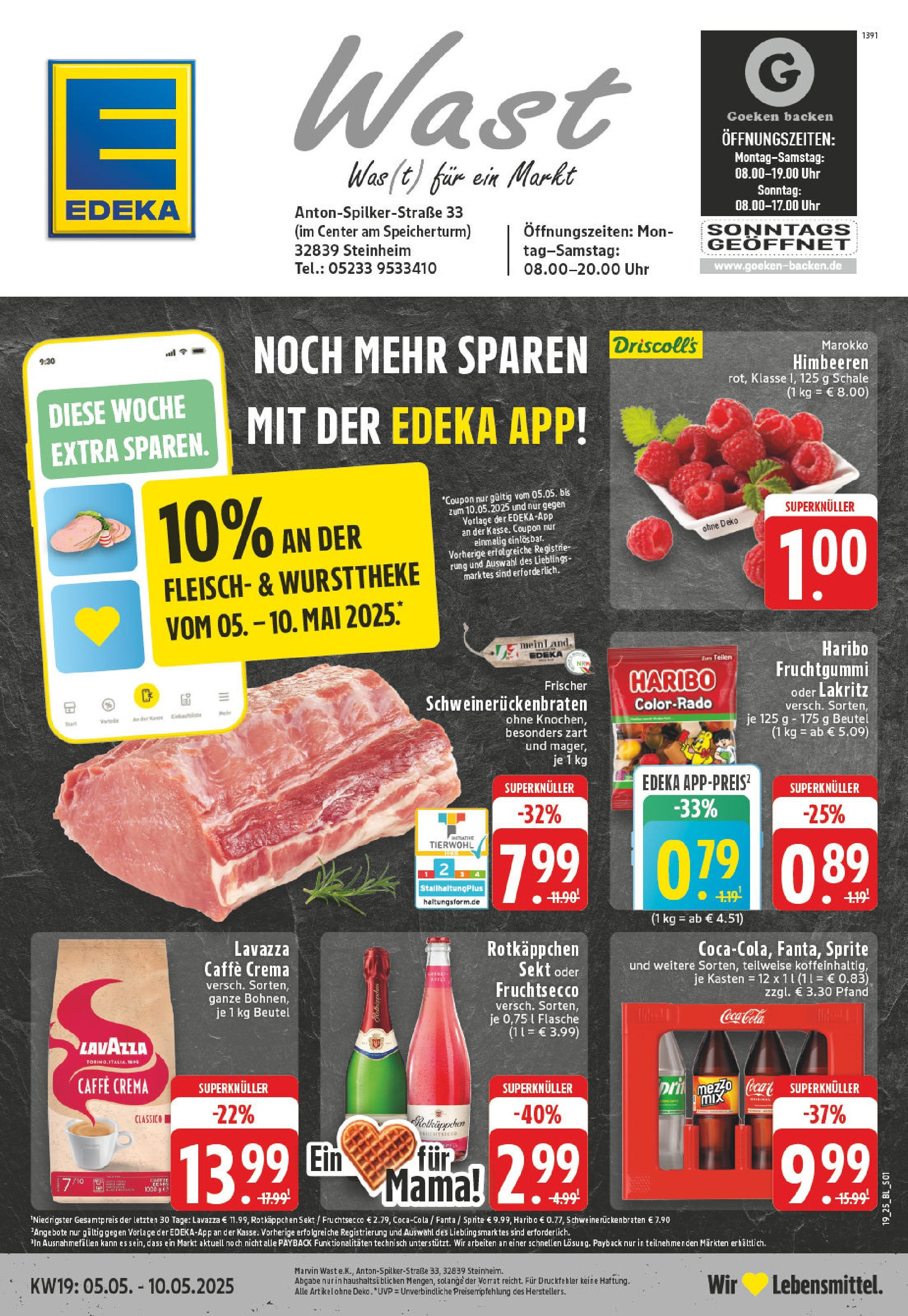 EDEKA Prospekt ab 04.05.2025 - EDEKA: Wochenangebote Online Vorschau von dem Prospekt des Geschäftes Edeka, gültig ab dem 04.05.2025