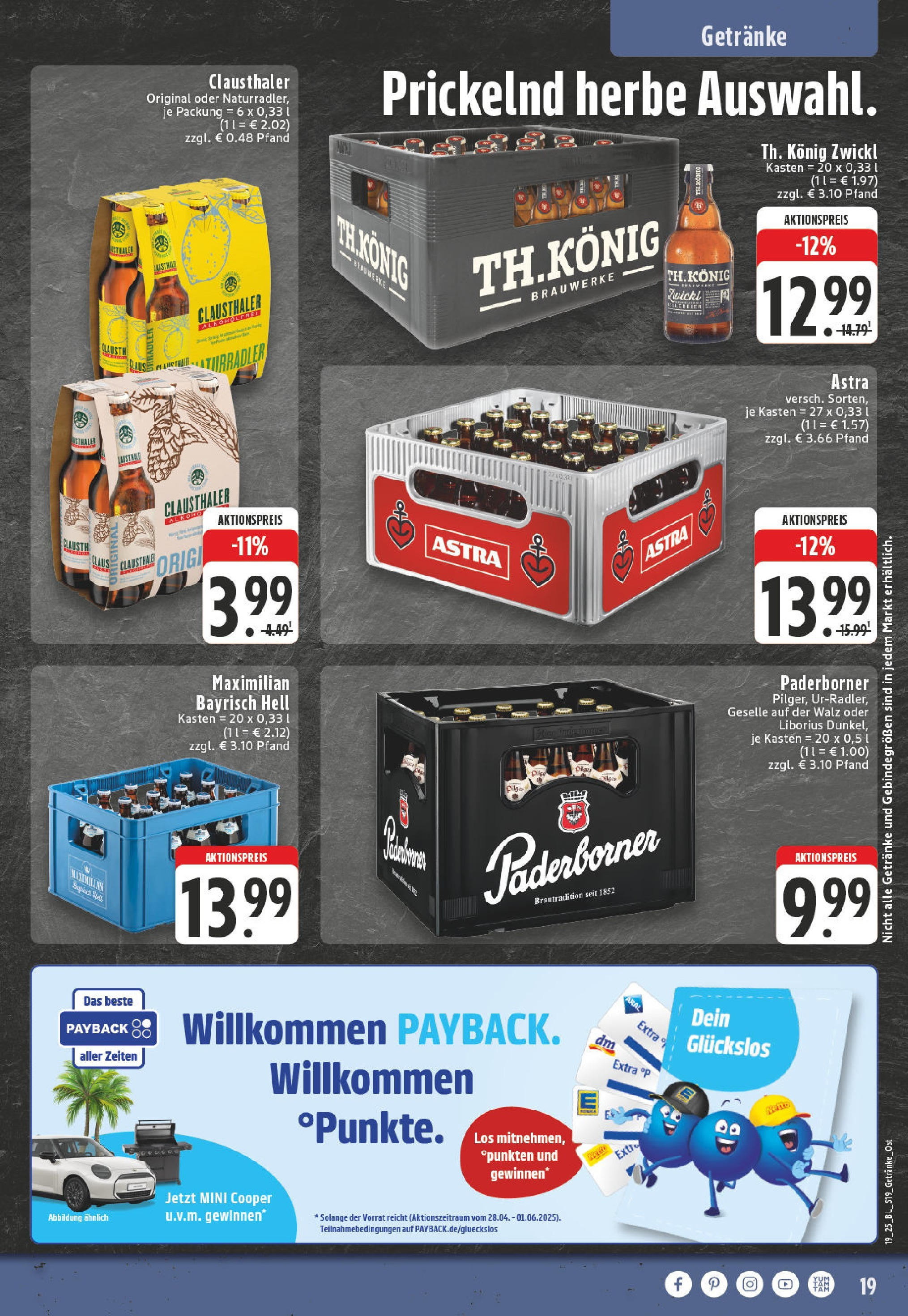 Edeka - EDEKA: Wochenangebote (ab 04.05.2025) » Angebote Online | Seite: 19 | Produkte: Astra Edeka - EDEKA: Wochenangebote (ab 04.05.2025) » Angebote Online | Seite: 19 | Produkte: Astra