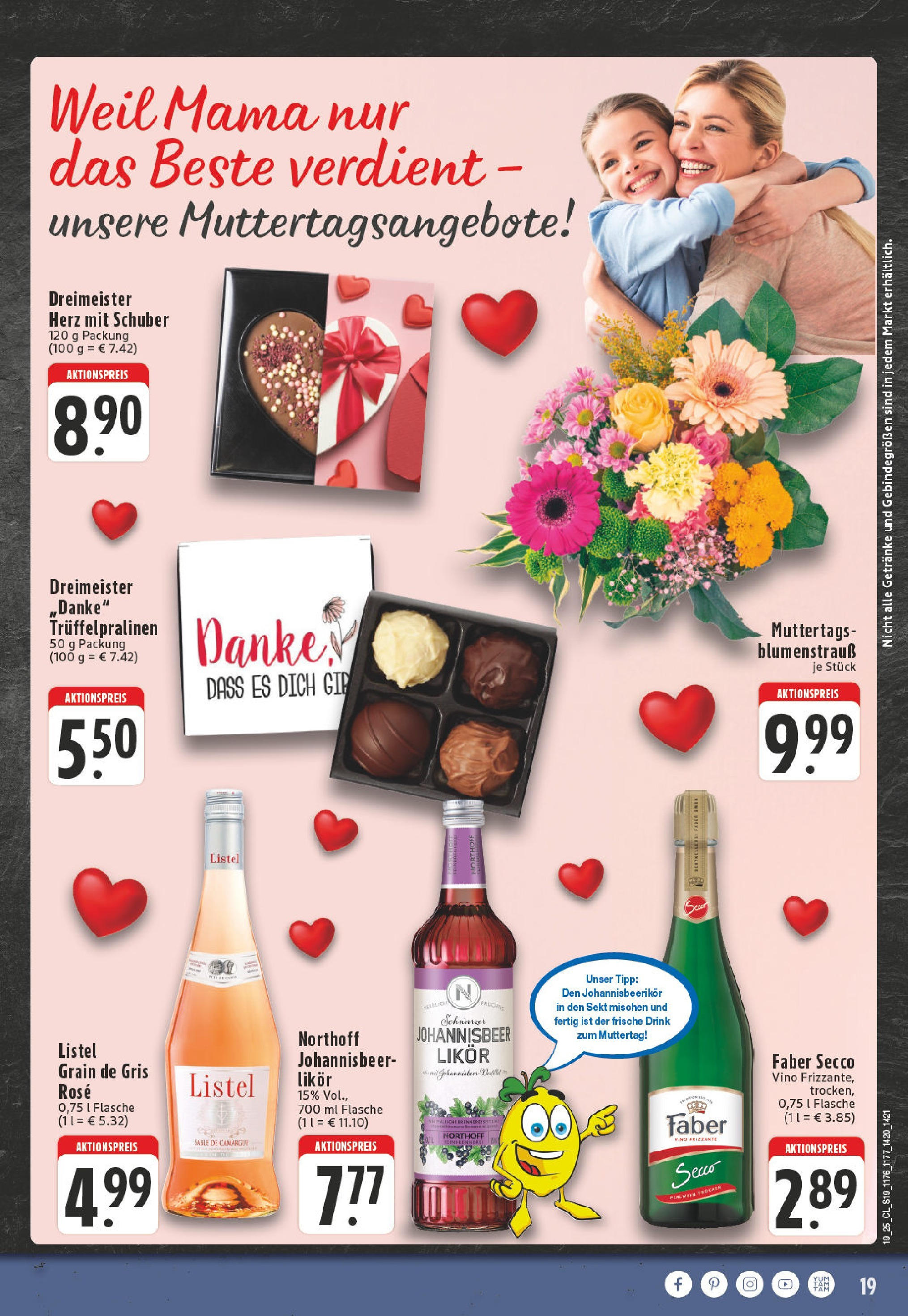 Edeka - EDEKA: Wochenangebote (ab 04.05.2025) » Angebote Online | Seite: 19 | Produkte: Sekt, Likör, Wein Edeka - EDEKA: Wochenangebote (ab 04.05.2025) » Angebote Online | Seite: 19 | Produkte: Sekt, Likör, Wein