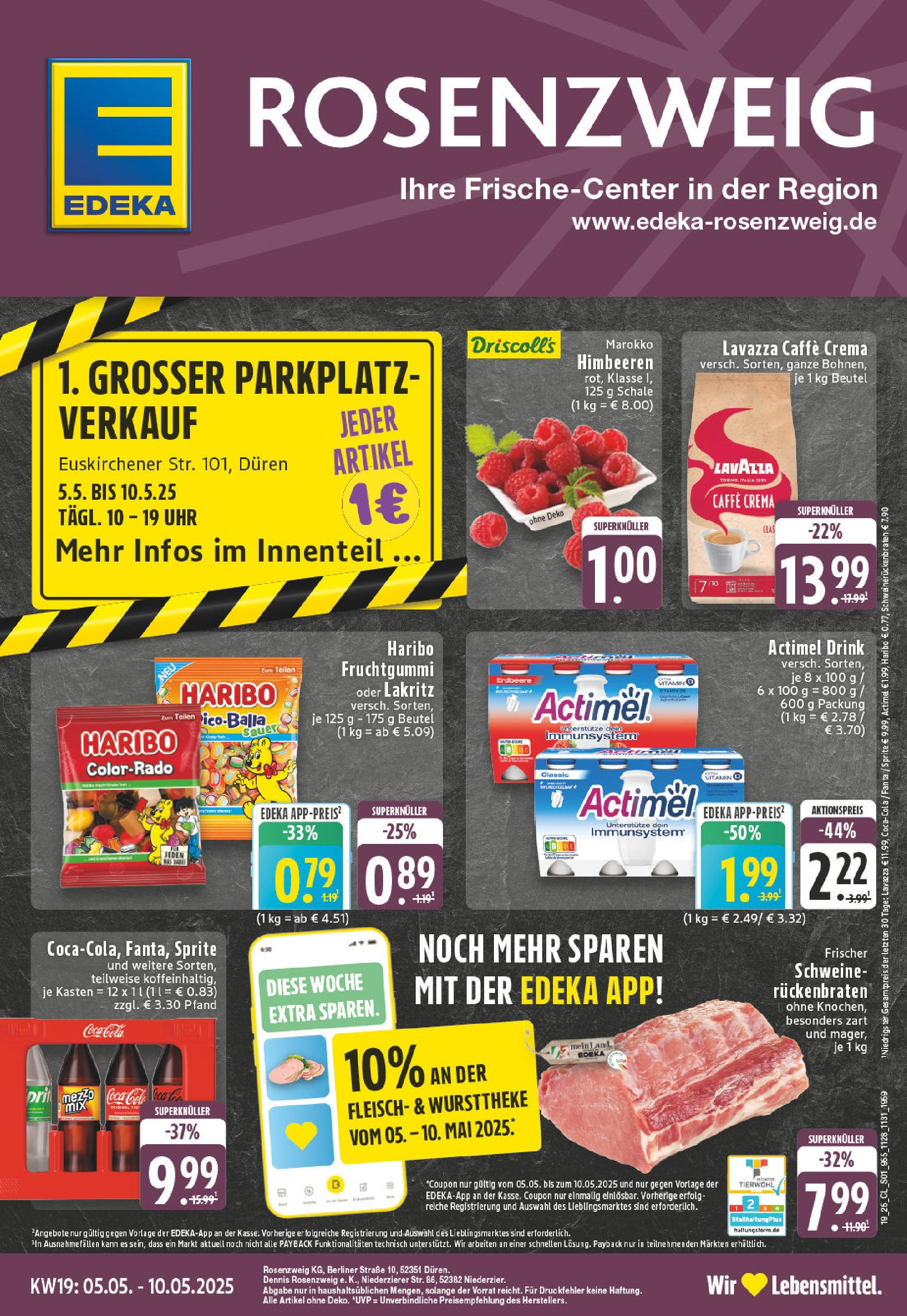 EDEKA Prospekt ab 04.05.2025 - EDEKA: Wochenangebote Online Vorschau von dem Prospekt des Geschäftes Edeka, gültig ab dem 04.05.2025
