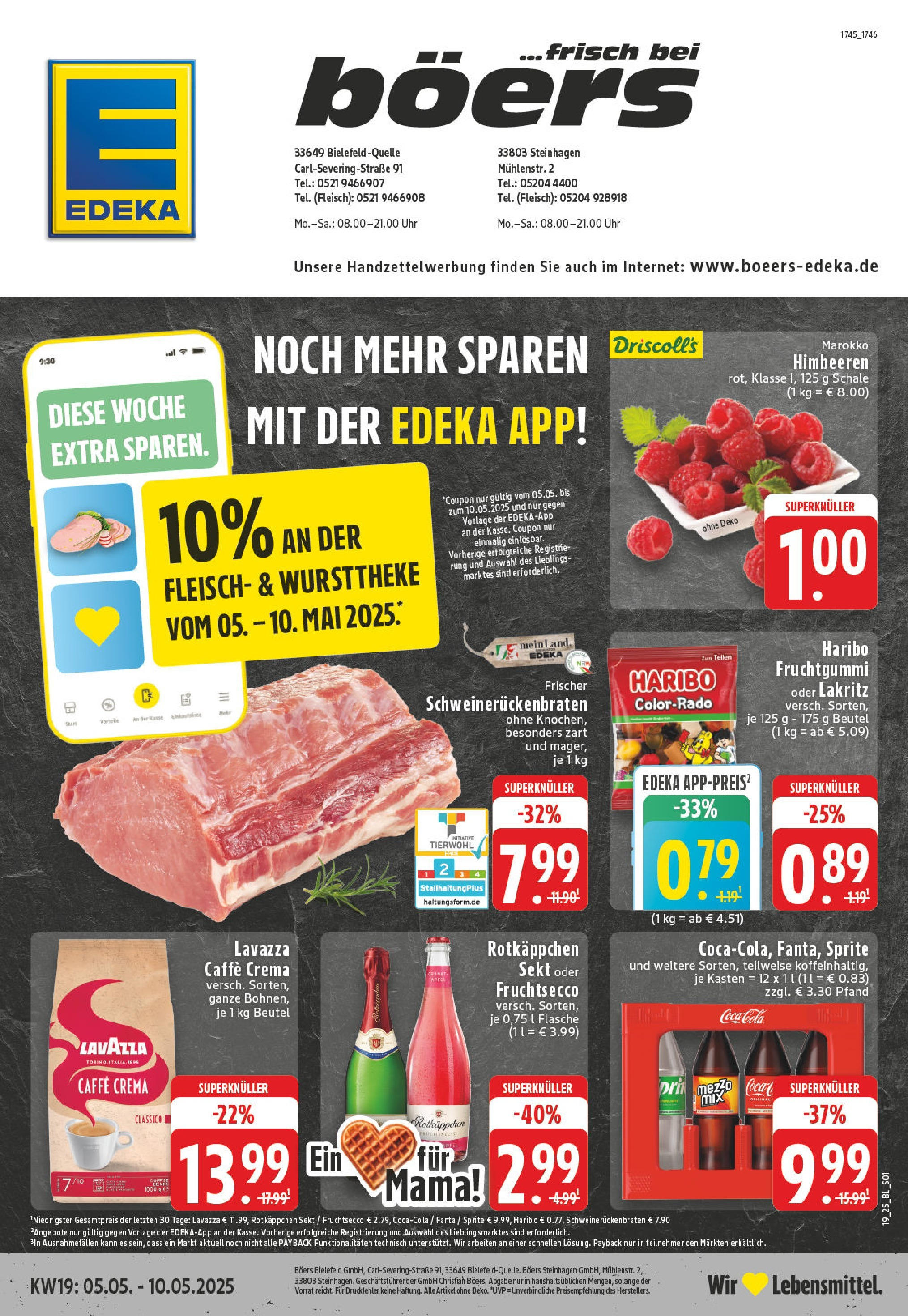 EDEKA Prospekt ab 04.05.2025 - EDEKA: Wochenangebote Online Vorschau von dem Prospekt des Geschäftes Edeka, gültig ab dem 04.05.2025