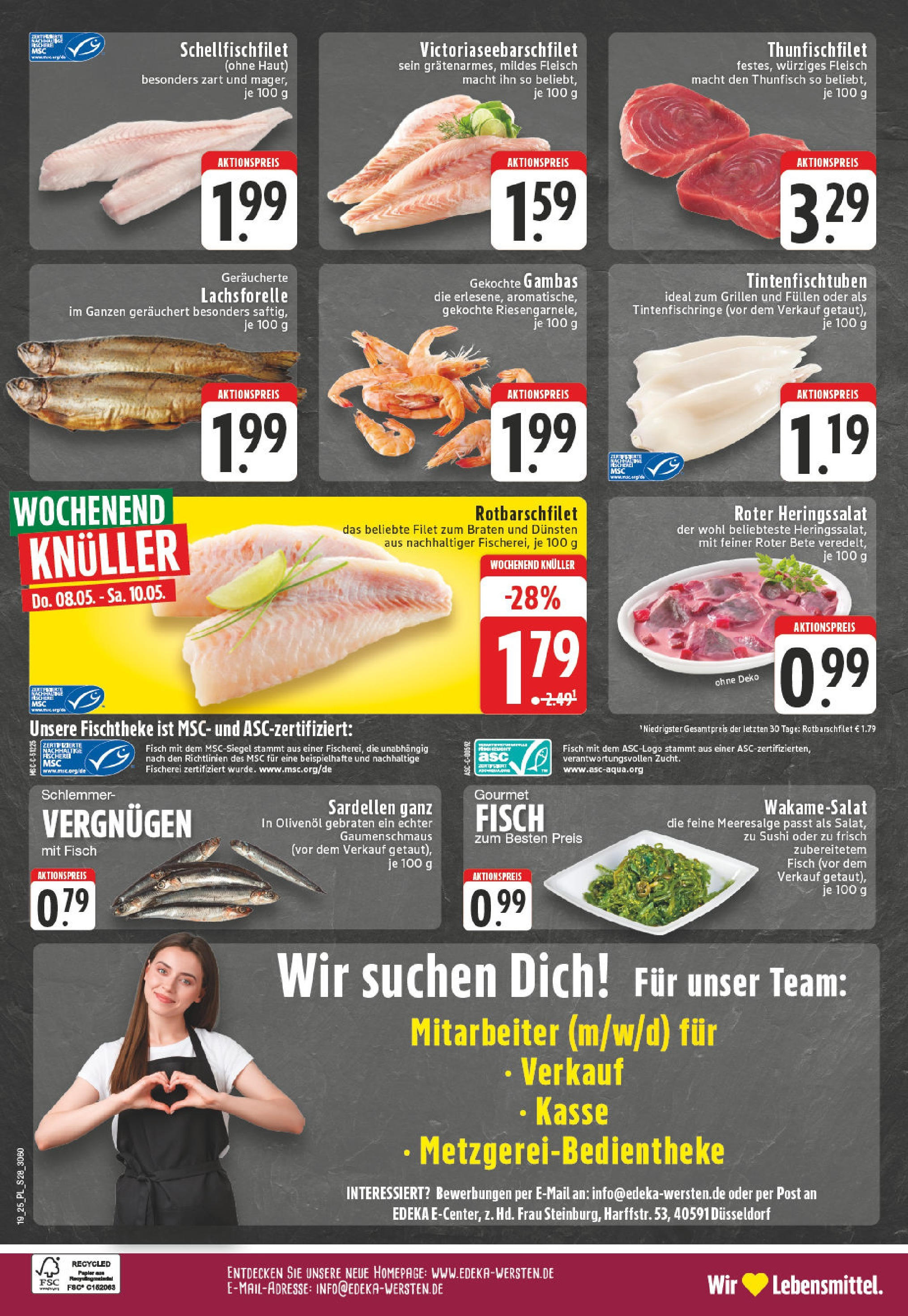 Edeka - EDEKA: Wochenangebote (ab 05.05.2025) » Angebote Online | Seite: 28 | Produkte: Thunfisch, Olivenol, Fisch, Fleisch Edeka - EDEKA: Wochenangebote (ab 05.05.2025) » Angebote Online | Seite: 28 | Produkte: Thunfisch, Olivenol, Fisch, Fleisch