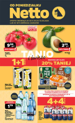 Pogląd oferty "Netto - Netto od poniedziałku ważne do 10.05" - ważna od 04.05.2025