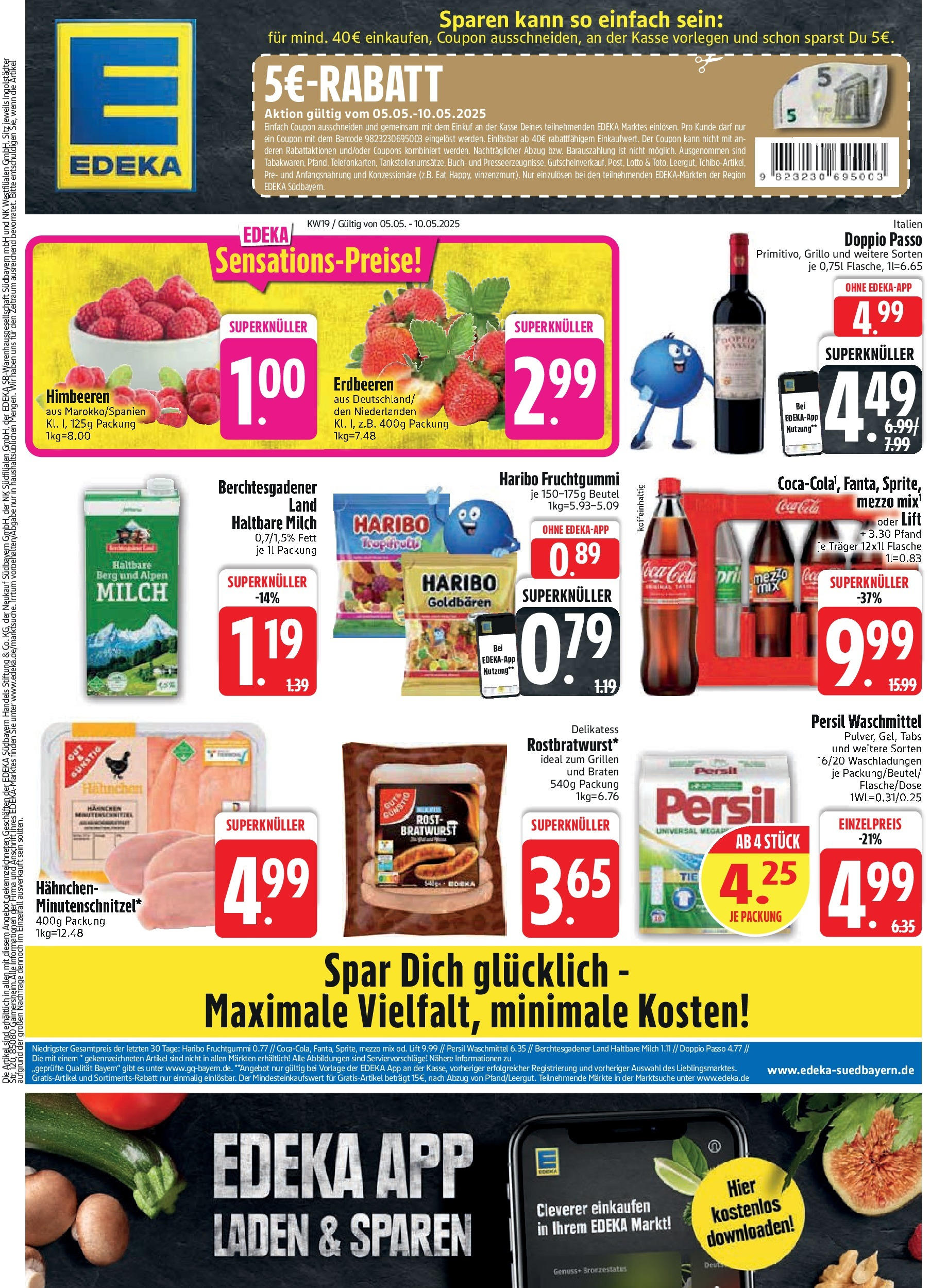 Edeka - EDEKA: Wochenangebote (ab 05.05.2025) » Angebote Online | Seite: 3 | Produkte: Himbeeren, Milch, Haltbare milch, Erdbeeren Edeka - EDEKA: Wochenangebote (ab 05.05.2025) » Angebote Online | Seite: 3 | Produkte: Himbeeren, Milch, Haltbare milch, Erdbeeren