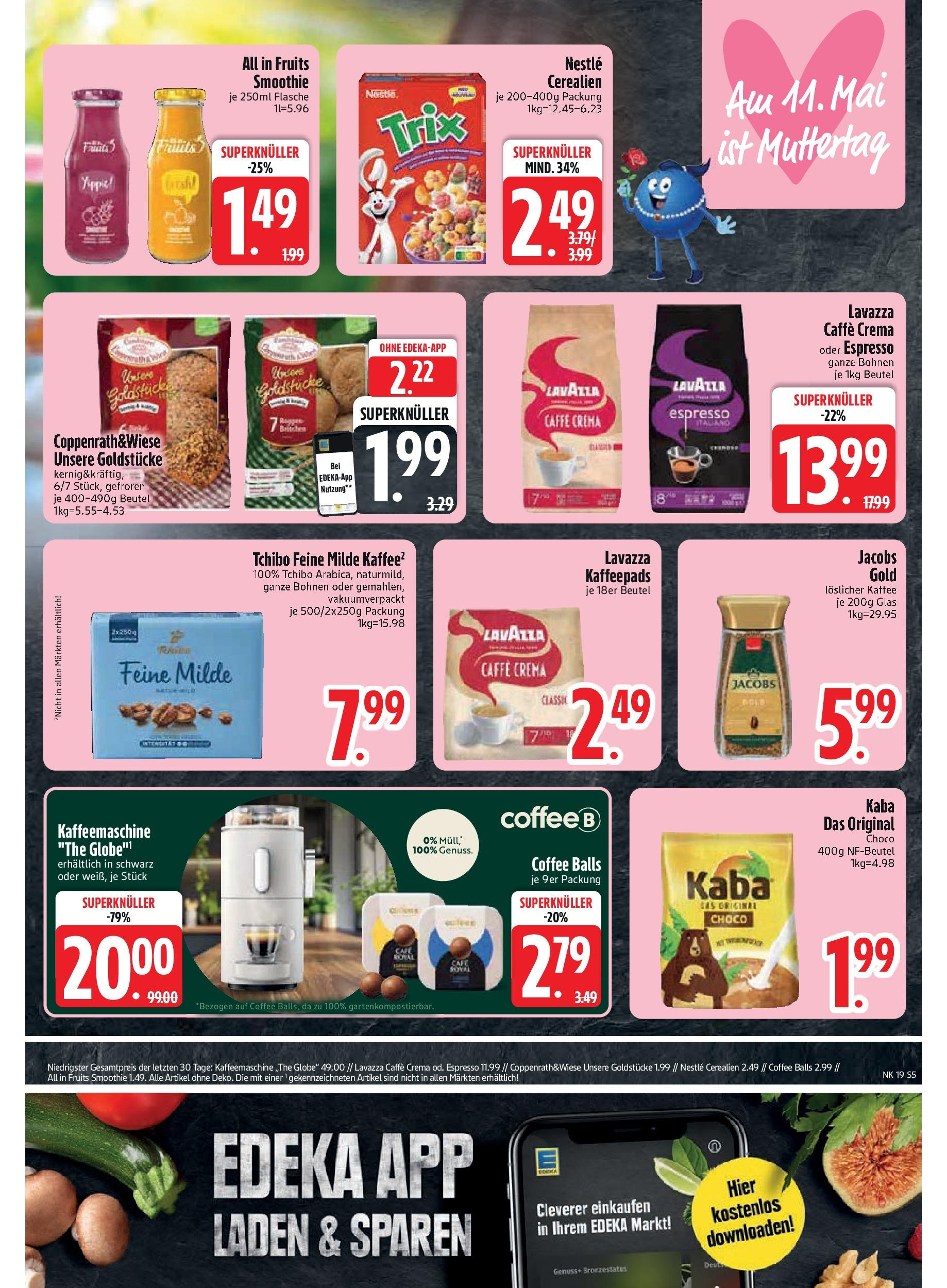 Edeka - EDEKA: Wochenangebote (ab 04.05.2025) » Angebote Online | Seite: 7 | Produkte: Kaffeemaschine, Lavazza, Kaffeepads, Kaffee Edeka - EDEKA: Wochenangebote (ab 04.05.2025) » Angebote Online | Seite: 7 | Produkte: Kaffeemaschine, Lavazza, Kaffeepads, Kaffee