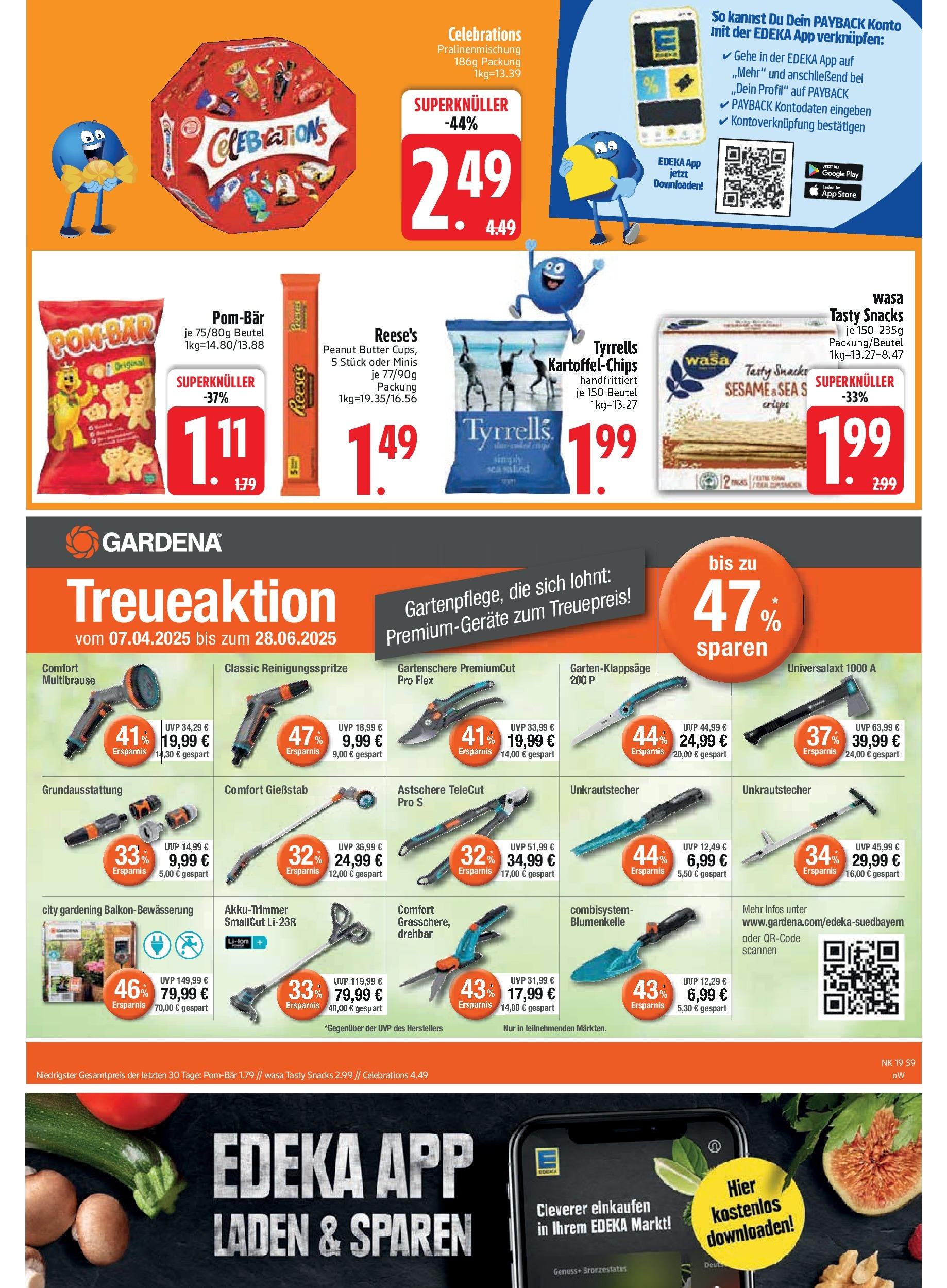 Edeka - EDEKA: Wochenangebote (ab 04.05.2025) » Angebote Online | Seite: 11 | Produkte: Butter, String, Axe, Chips Edeka - EDEKA: Wochenangebote (ab 04.05.2025) » Angebote Online | Seite: 11 | Produkte: Butter, String, Axe, Chips