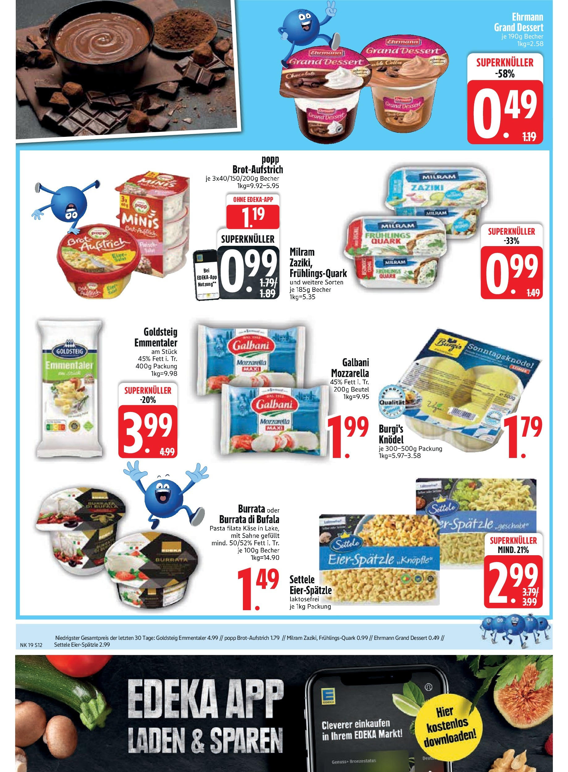 Edeka - EDEKA: Wochenangebote (ab 04.05.2025) » Angebote Online | Seite: 14 | Produkte: Quark, Ehrmann grand dessert, Mozzarella, Sahne Edeka - EDEKA: Wochenangebote (ab 04.05.2025) » Angebote Online | Seite: 14 | Produkte: Quark, Ehrmann grand dessert, Mozzarella, Sahne