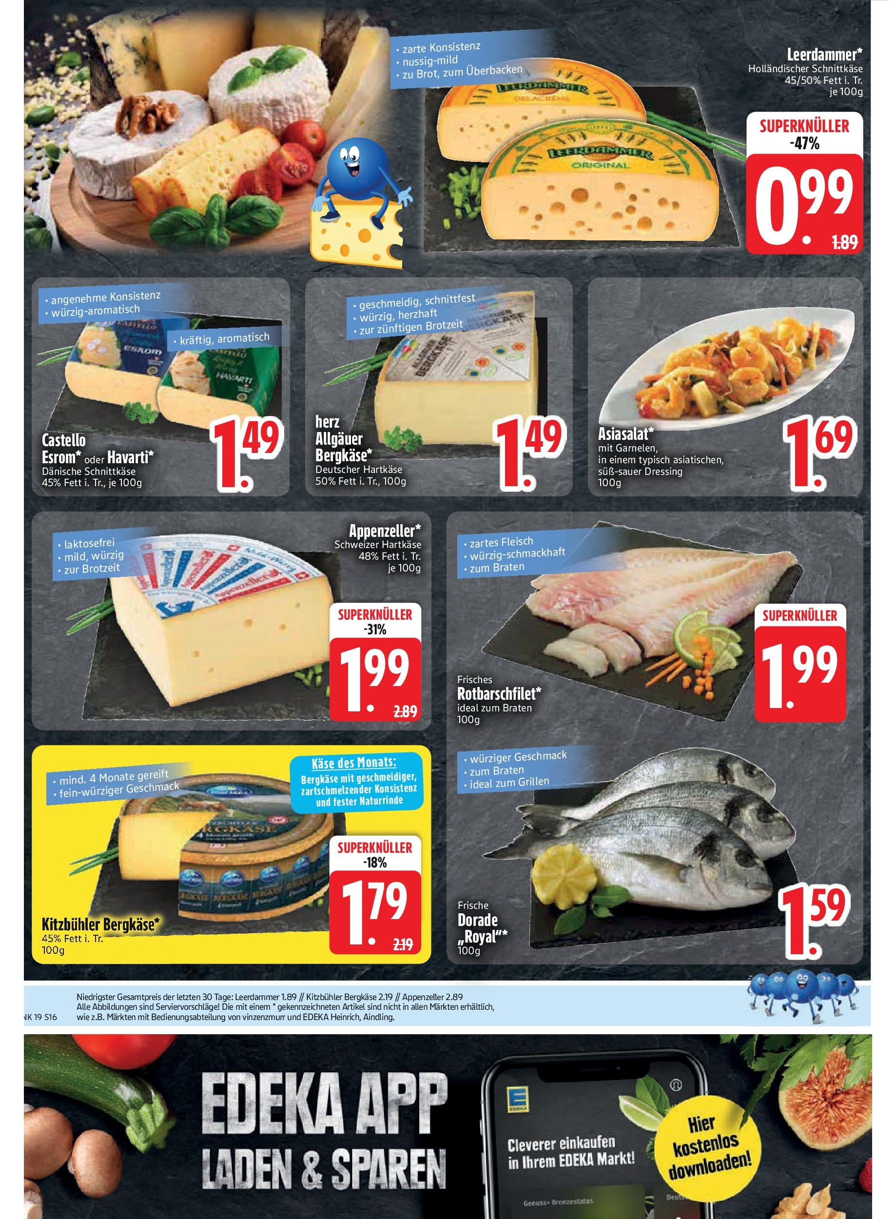 Edeka - EDEKA: Wochenangebote (ab 04.05.2025) » Angebote Online | Seite: 18 | Produkte: Dorade, Käse, Dressing, Leerdammer Edeka - EDEKA: Wochenangebote (ab 04.05.2025) » Angebote Online | Seite: 18 | Produkte: Dorade, Käse, Dressing, Leerdammer