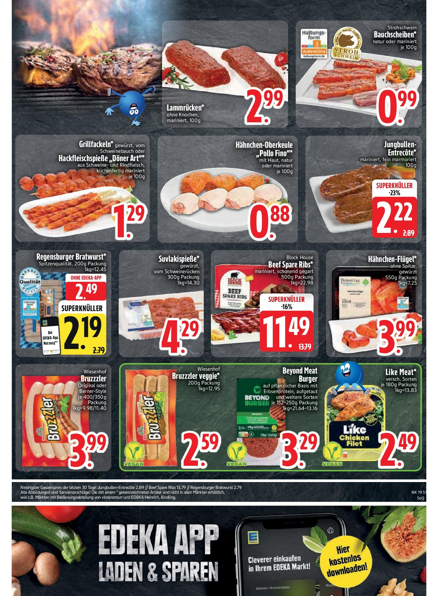 Edeka - EDEKA: Wochenangebote (ab 04.05.2025) » Angebote Online | Seite: 19 | Produkte: Schweinebauch, Spare ribs, Burger, Schweinerucken Edeka - EDEKA: Wochenangebote (ab 04.05.2025) » Angebote Online | Seite: 19 | Produkte: Schweinebauch, Spare ribs, Burger, Schweinerucken