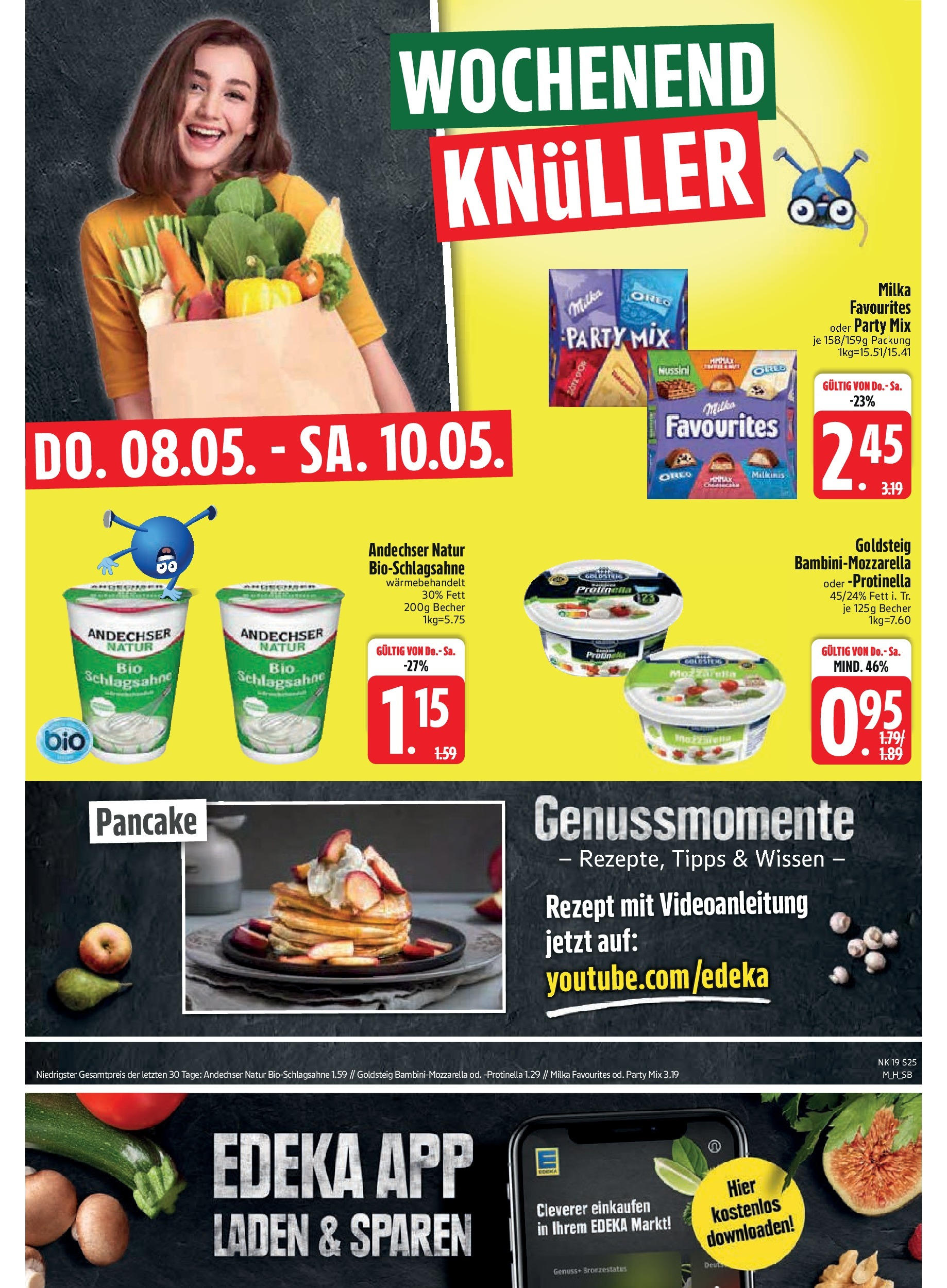 Edeka - EDEKA: Wochenangebote (ab 05.05.2025) » Angebote Online | Seite: 27 | Produkte: Schlagsahne, Mozzarella, Milka Edeka - EDEKA: Wochenangebote (ab 05.05.2025) » Angebote Online | Seite: 27 | Produkte: Schlagsahne, Mozzarella, Milka