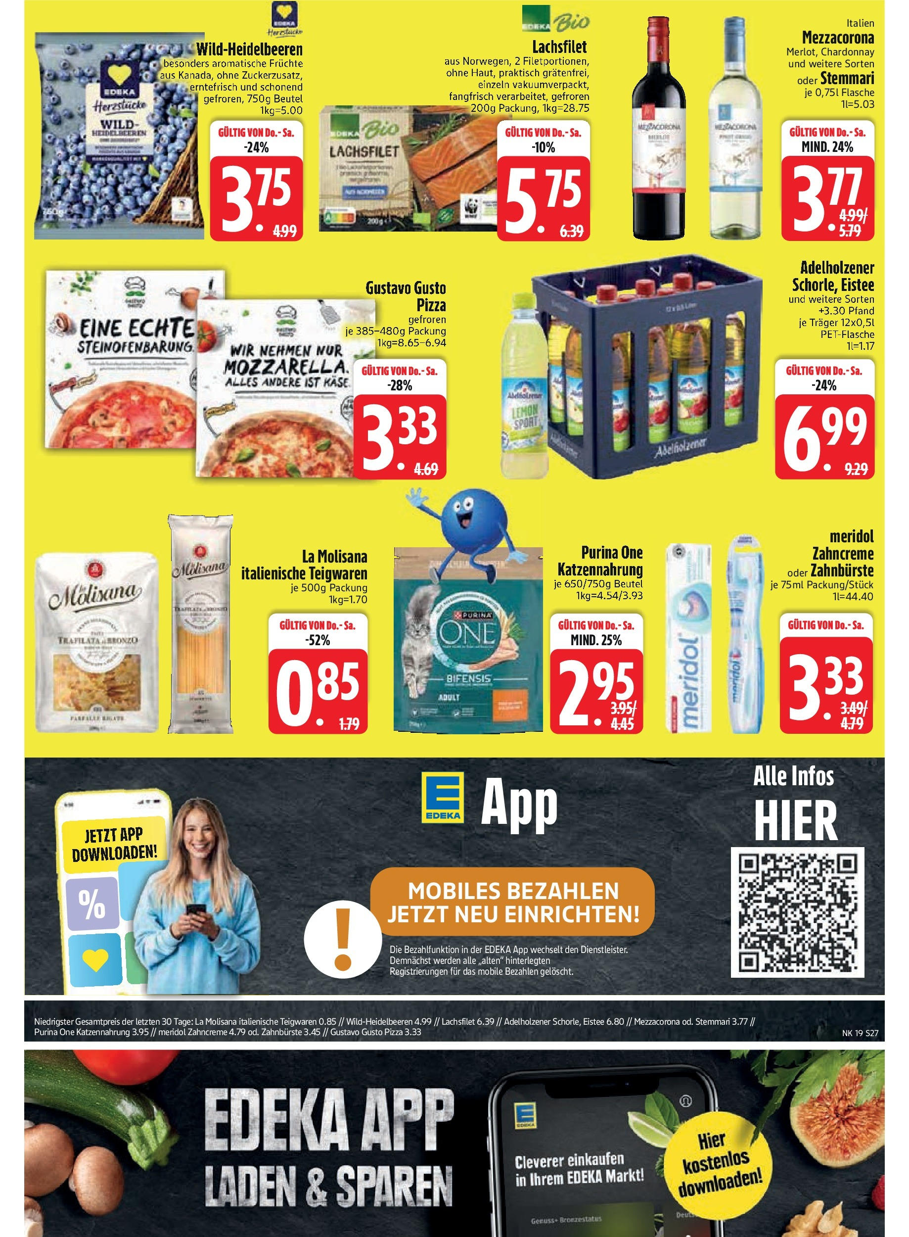 Edeka - EDEKA: Wochenangebote (ab 04.05.2025) » Angebote Online | Seite: 29 | Produkte: Gustavo gusto, Heidelbeeren, Pasta, Pizza Edeka - EDEKA: Wochenangebote (ab 04.05.2025) » Angebote Online | Seite: 29 | Produkte: Gustavo gusto, Heidelbeeren, Pasta, Pizza