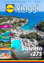 Lidl Viaggi Maggio 2025 - al 31.05.2025