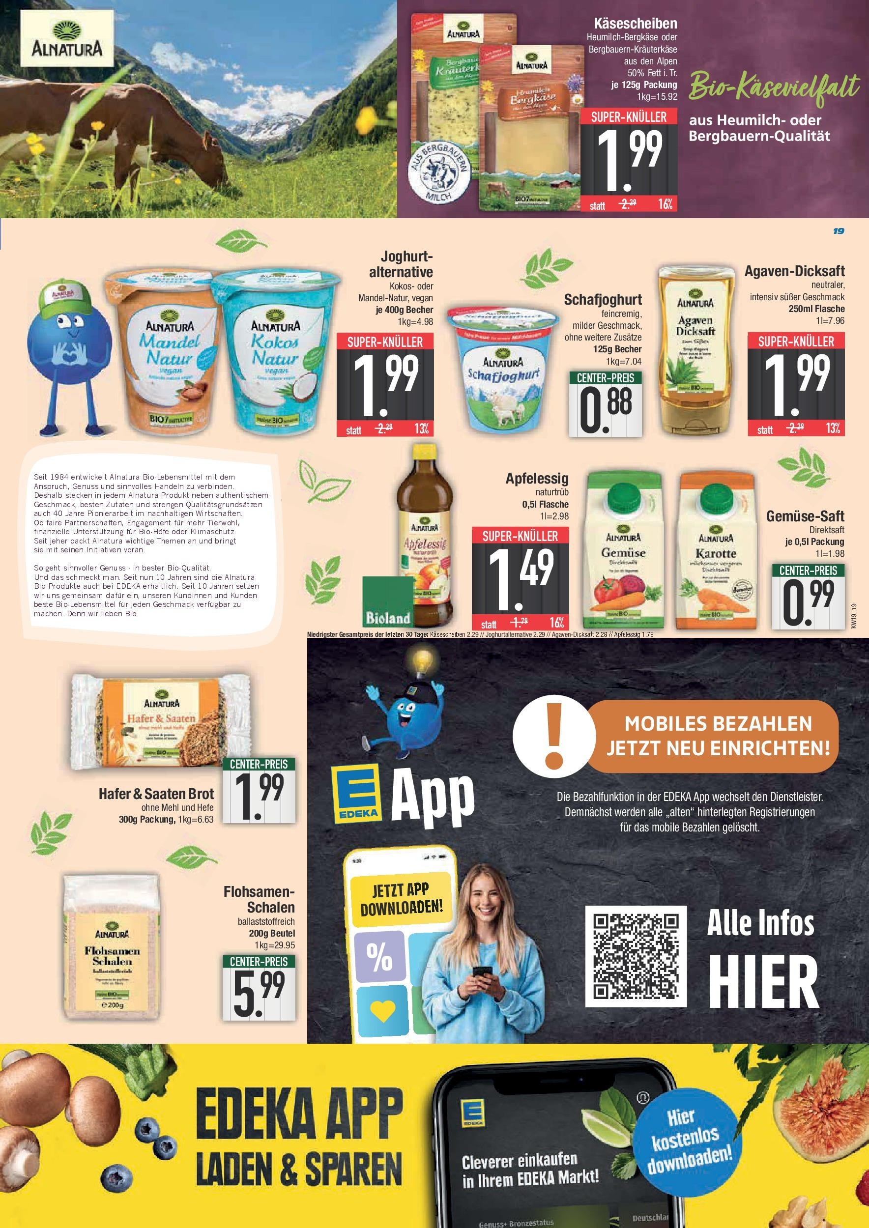 Edeka - E center: Wochenangebote (ab 04.05.2025) » Angebote Online | Seite: 19 | Produkte: Mehl, Milch, Joghurt, Apple Edeka - E center: Wochenangebote (ab 04.05.2025) » Angebote Online | Seite: 19 | Produkte: Mehl, Milch, Joghurt, Apple