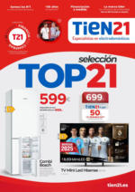 Tien 21 Top 21 en tien 21 mayo 2025 - hasta el 31.05.2025