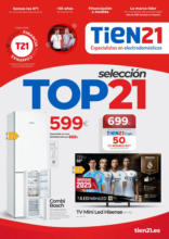 Top 21 en tien 21 mayo 2025