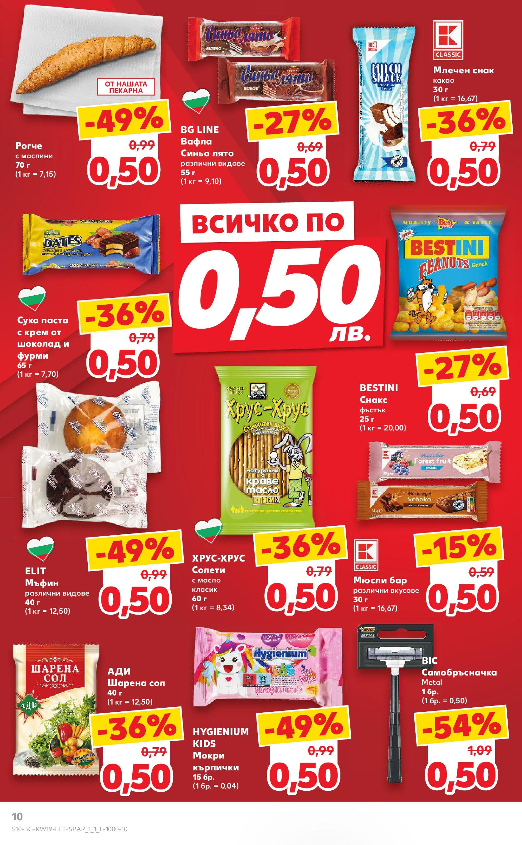 Нова Кауфланд брошура от 05.05.2025 - Cедмична брошура на Кауфланд | Страница: 10 | Продукти: Fügedzsem, Суха паста, Паста, Вафла Нова Кауфланд брошура от 05.05.2025 - Cедмична брошура на Кауфланд | Страница: 10 | Продукти: Fügedzsem, Суха паста, Паста, Вафла