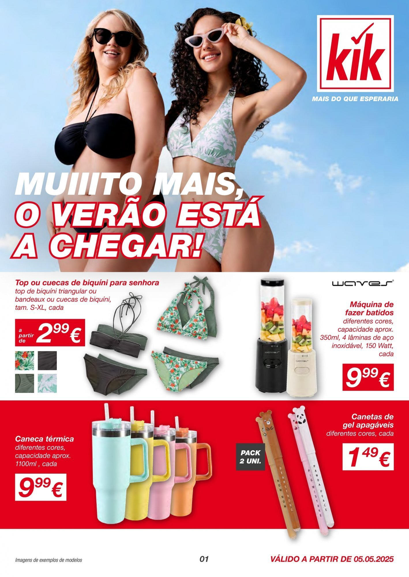 KIK Folheto de 04/05/2025 - catálogo esta semana - página 1