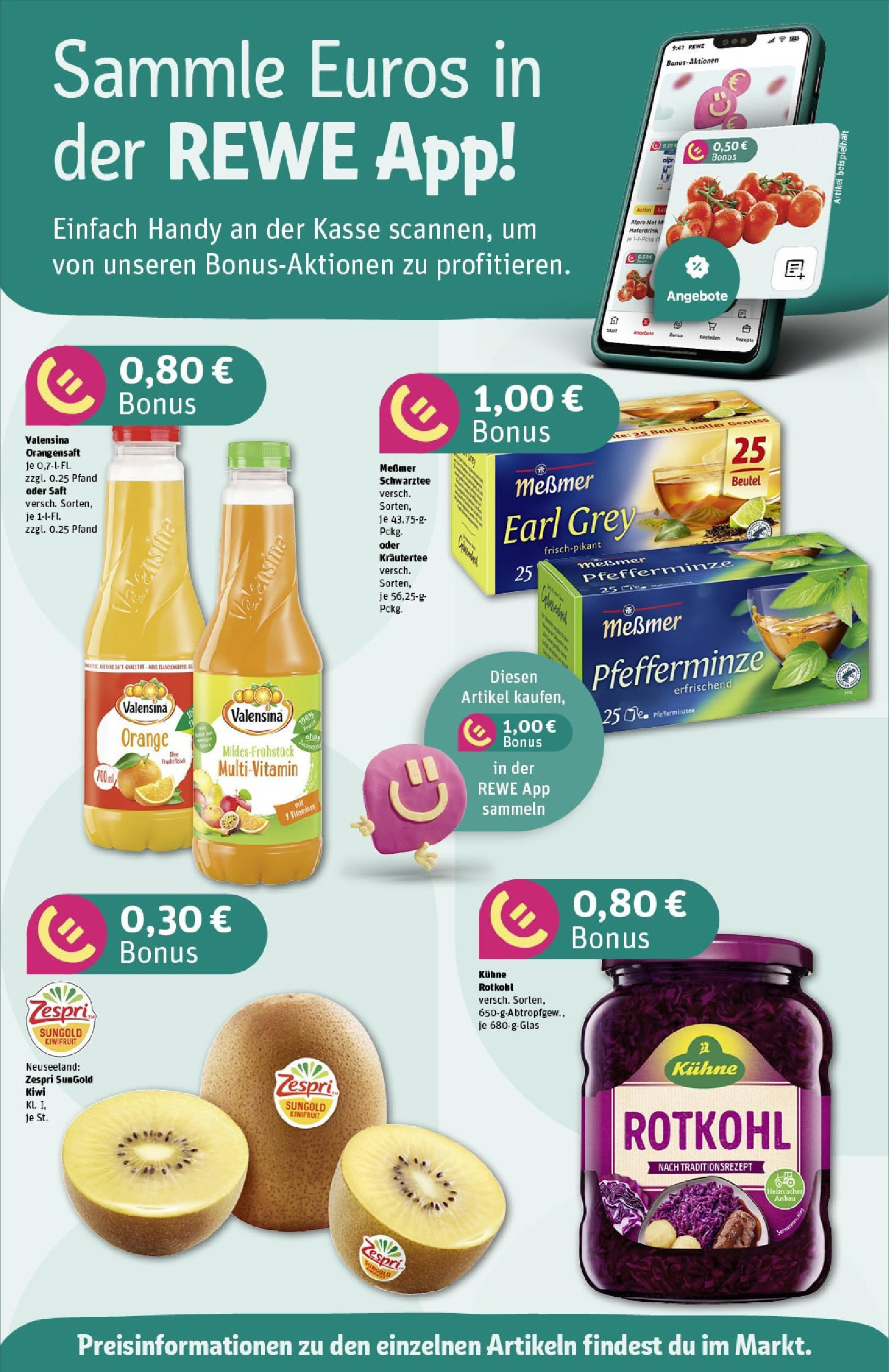 Rewe - Rewe: Wochenangebote (ab 04.05.2025) zum Blättern » Angebote | Seite: 2 | Produkte: Rotkohl, Messmer, Valensina, Kiwi Rewe - Rewe: Wochenangebote (ab 04.05.2025) zum Blättern » Angebote | Seite: 2 | Produkte: Rotkohl, Messmer, Valensina, Kiwi