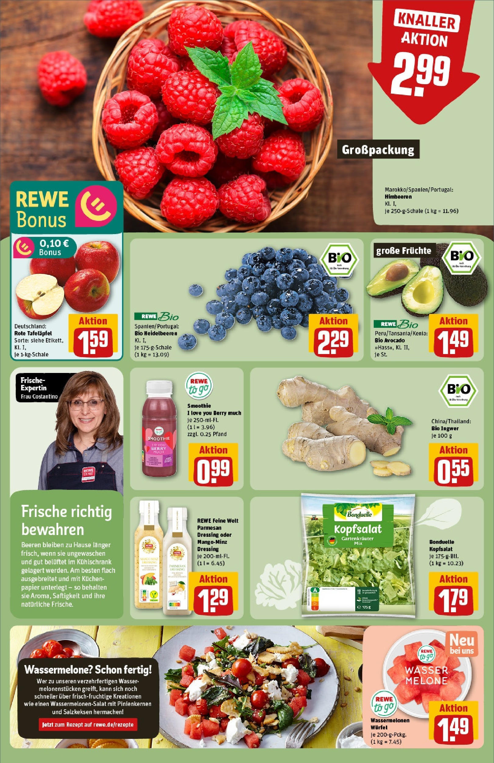 Rewe - Rewe: Wochenangebote (ab 04.05.2025) zum Blättern » Angebote | Seite: 8 | Produkte: Heidelbeeren, Wasser, Wassermelone, Kuchen Rewe - Rewe: Wochenangebote (ab 04.05.2025) zum Blättern » Angebote | Seite: 8 | Produkte: Heidelbeeren, Wasser, Wassermelone, Kuchen