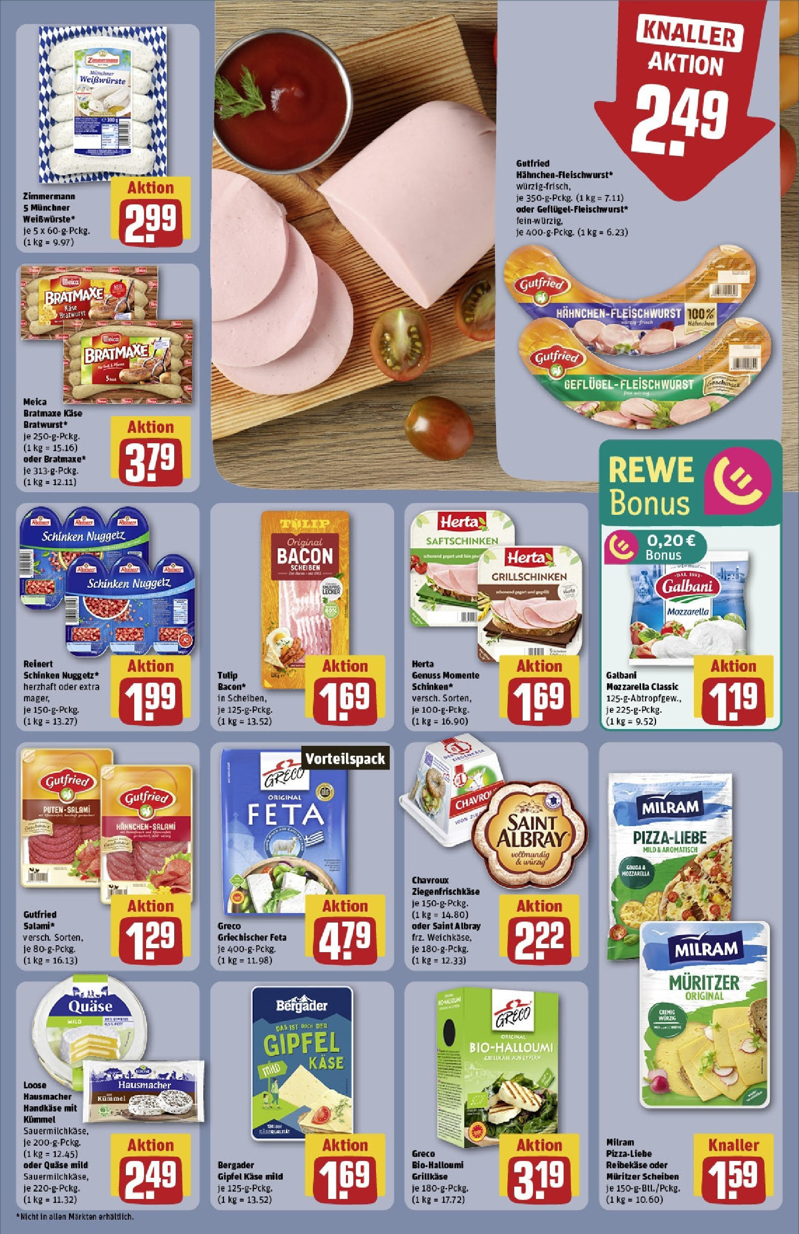 Rewe - Rewe: Wochenangebote (ab 04.05.2025) zum Blättern » Angebote | Seite: 17 | Produkte: Mozzarella, Bratwurst, Meica, Salami Rewe - Rewe: Wochenangebote (ab 04.05.2025) zum Blättern » Angebote | Seite: 17 | Produkte: Mozzarella, Bratwurst, Meica, Salami