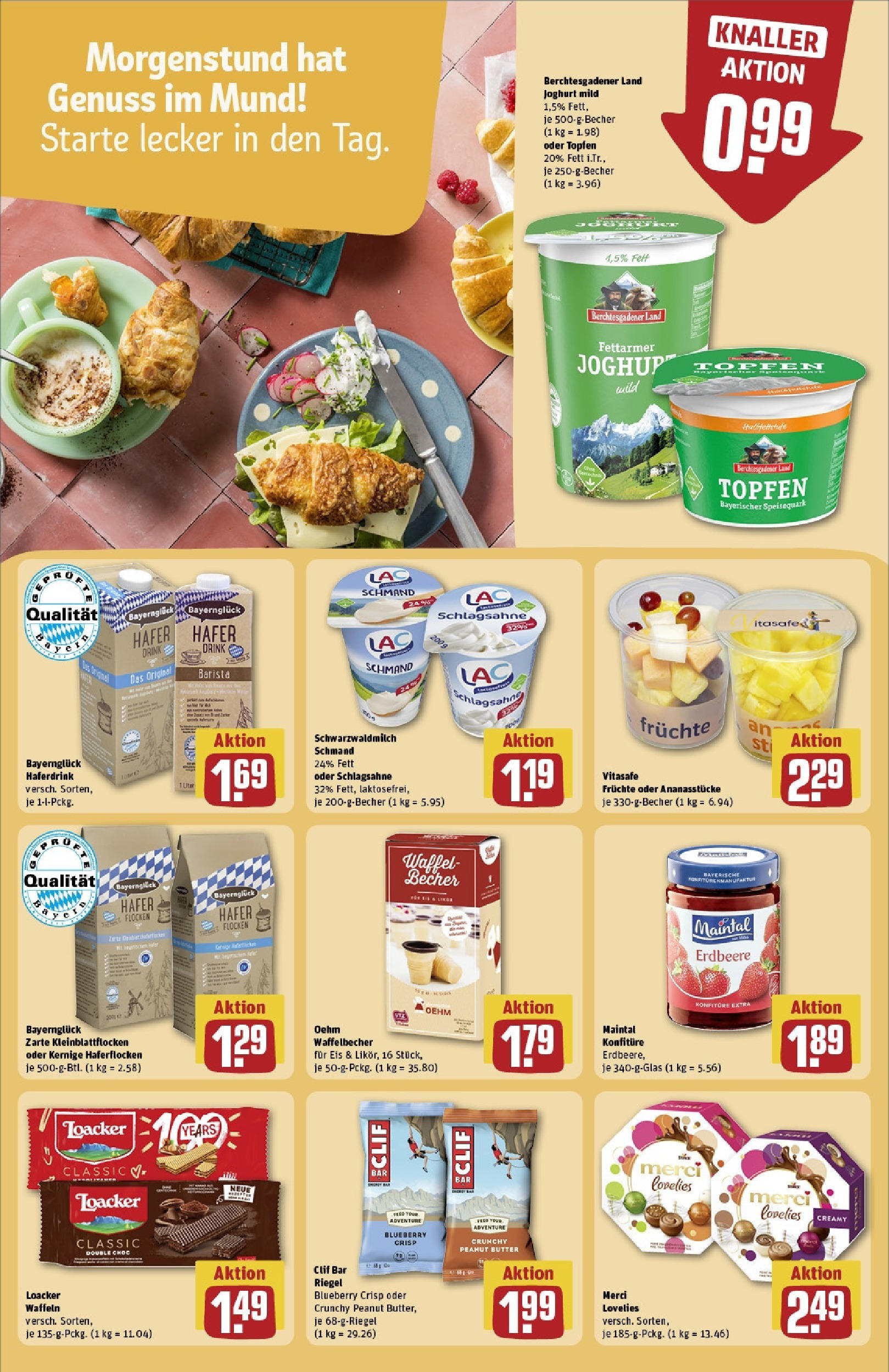 Rewe - Rewe: Wochenangebote (ab 04.05.2025) zum Blättern » Angebote | Seite: 22 | Produkte: Quark, Joghurt, Haferdrink, Speisequark Rewe - Rewe: Wochenangebote (ab 04.05.2025) zum Blättern » Angebote | Seite: 22 | Produkte: Quark, Joghurt, Haferdrink, Speisequark